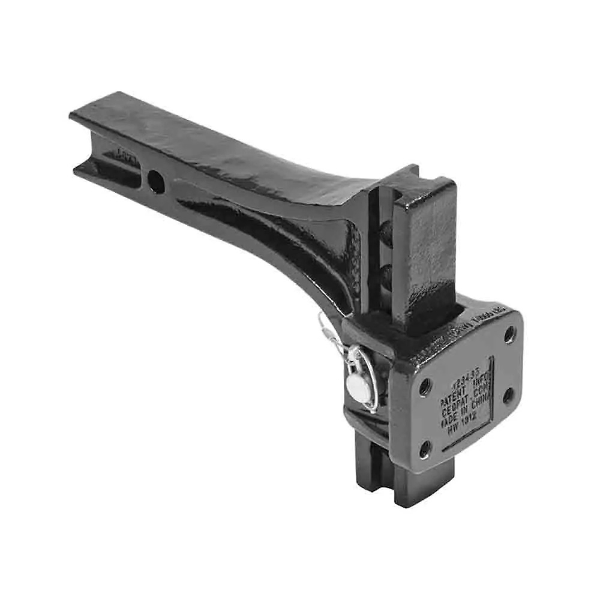 Reese Adjustable Pintle Hook Mount — Fits 2in. Receiver, 14,000 lb. GTW, Model# 63072