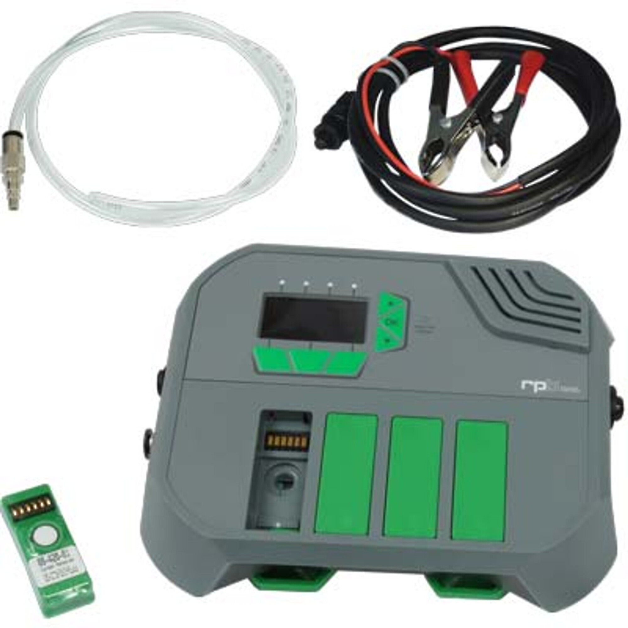 RPB GX4 CO Gas Monitor — 10 ppm Cartridge, 12V DC Battery Clips, Model# 08-401-01