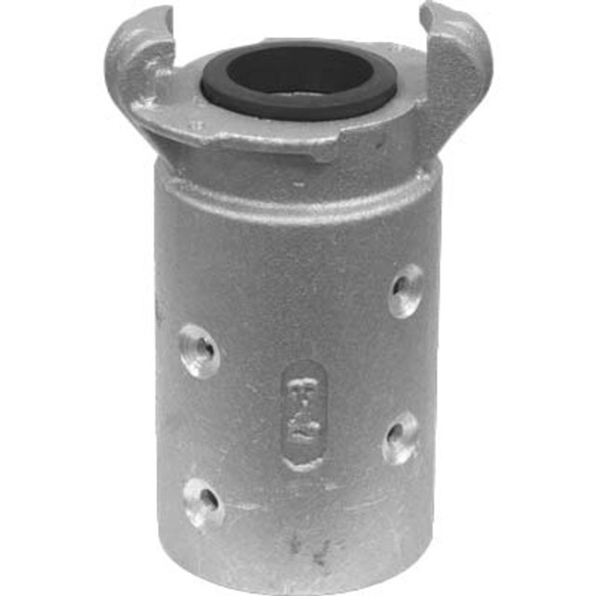 Pirate Brand Blast Hose Coupling — 1 1/4in., Aluminum, 150 PSI Max, Model# Q-3-AL