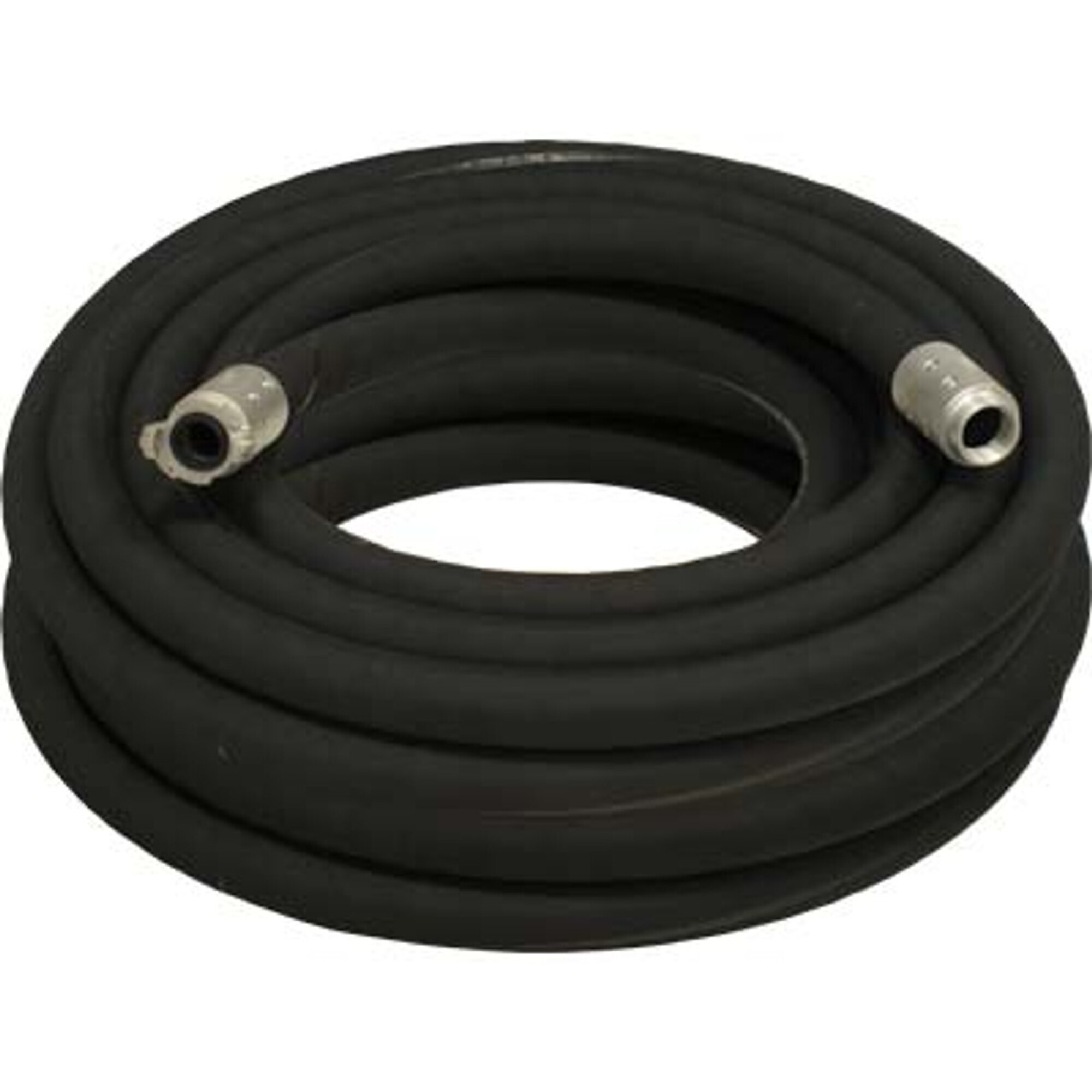Pirate Brand Blast Hose Assembly with Coupling and Nozzle Holder — 1-1/4in. ID x 100ft., Black, Model# 10-114BLK-100-3AL