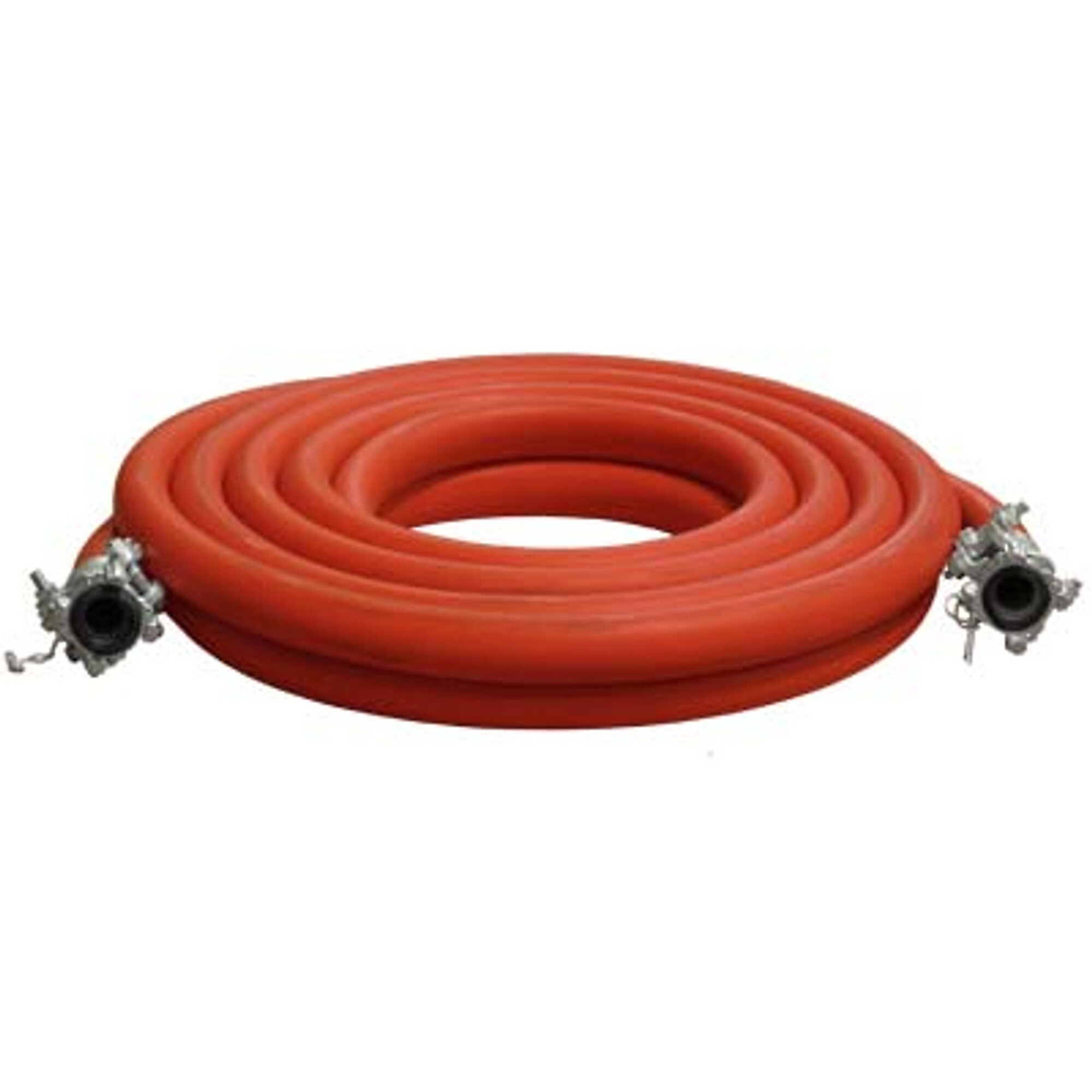 Pirate Brand Air Hose Assembly with Couplings — 1 1/2in. ID x 50ft., Red, Model# 10-112RED-050-1