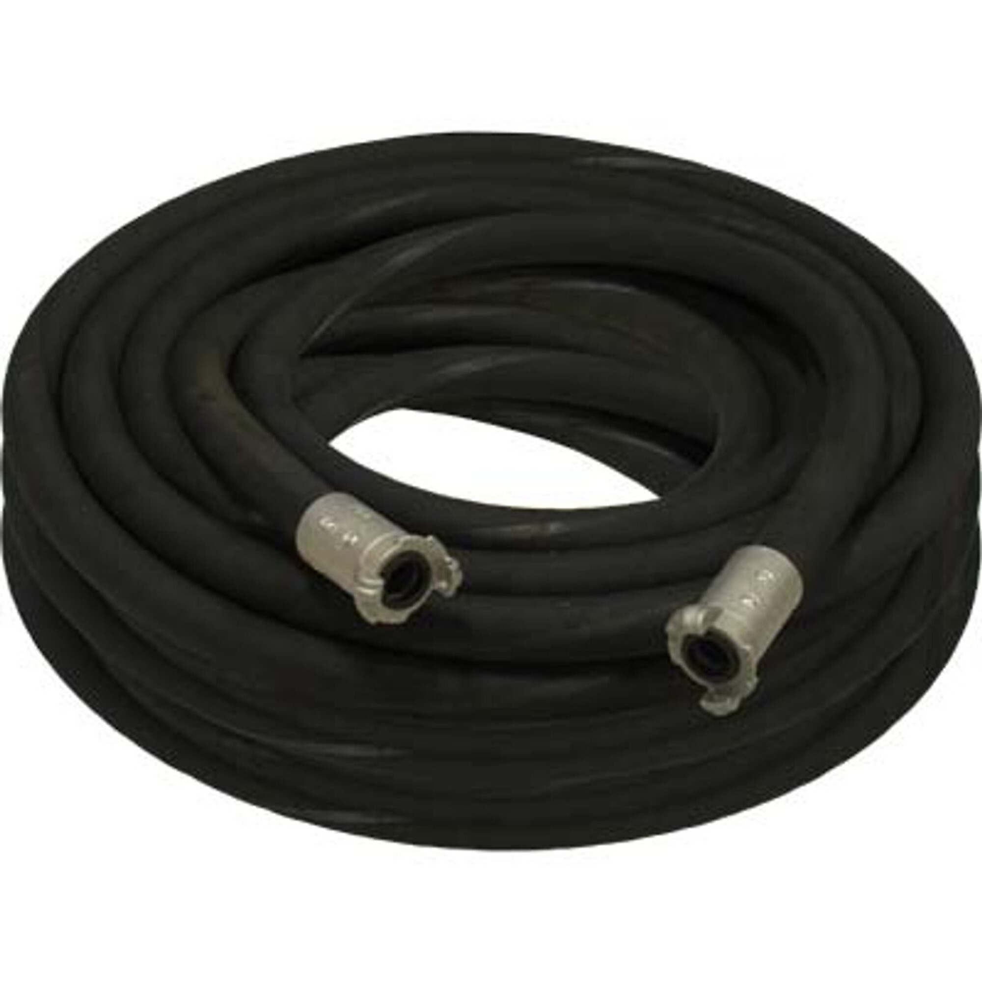 Pirate Brand Blast Hose Extension Assembly with Couplings — 1in. ID x 100ft., Model# 10-100BLK-100-4AL