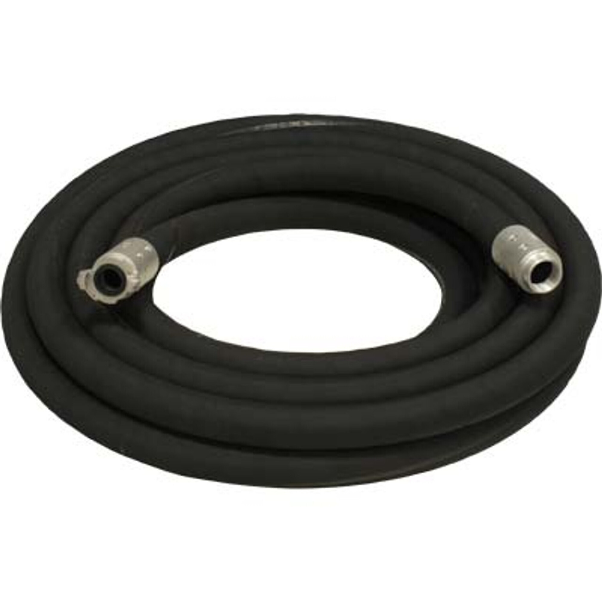 Pirate Brand Blast Hose Assembly with Coupling and Nozzle Holder — 1 1/4in. ID x 50ft., Black, Model# 10-114BLK-050-3AL