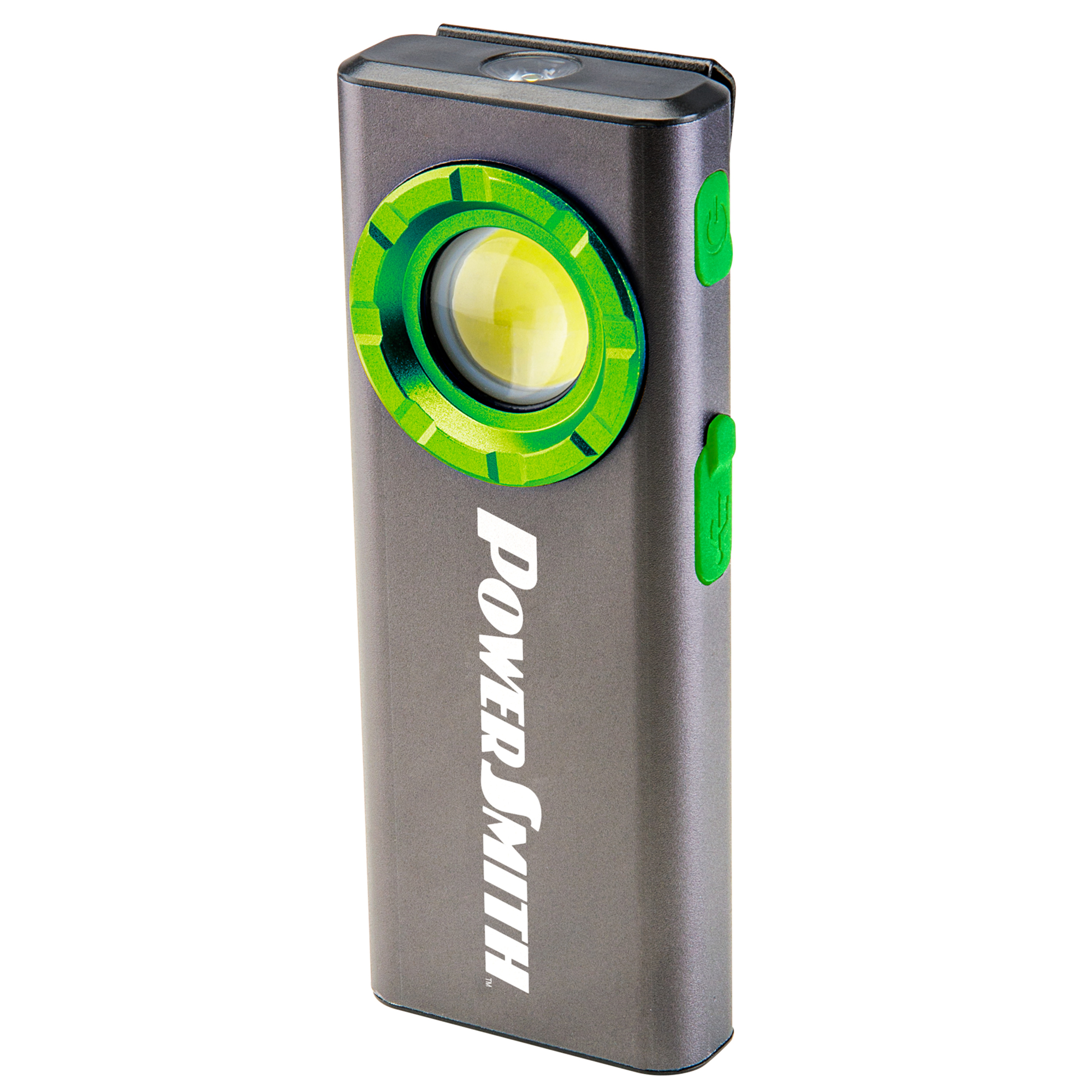 PowerSmith Rechargeable Pocket Flood/Spot Light — 1200 Lumens, Waterproof, Magnetic, Model# PLR12F2S