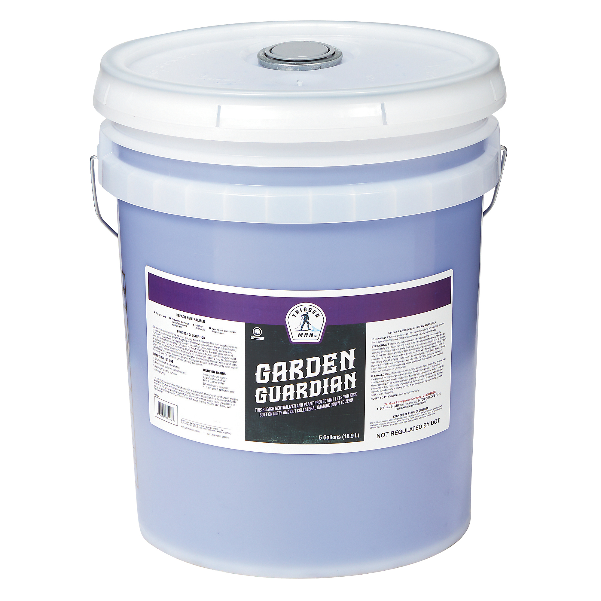 Trigger Man Garden Guardian, Pressure Washer Chemical, 5 Gallons