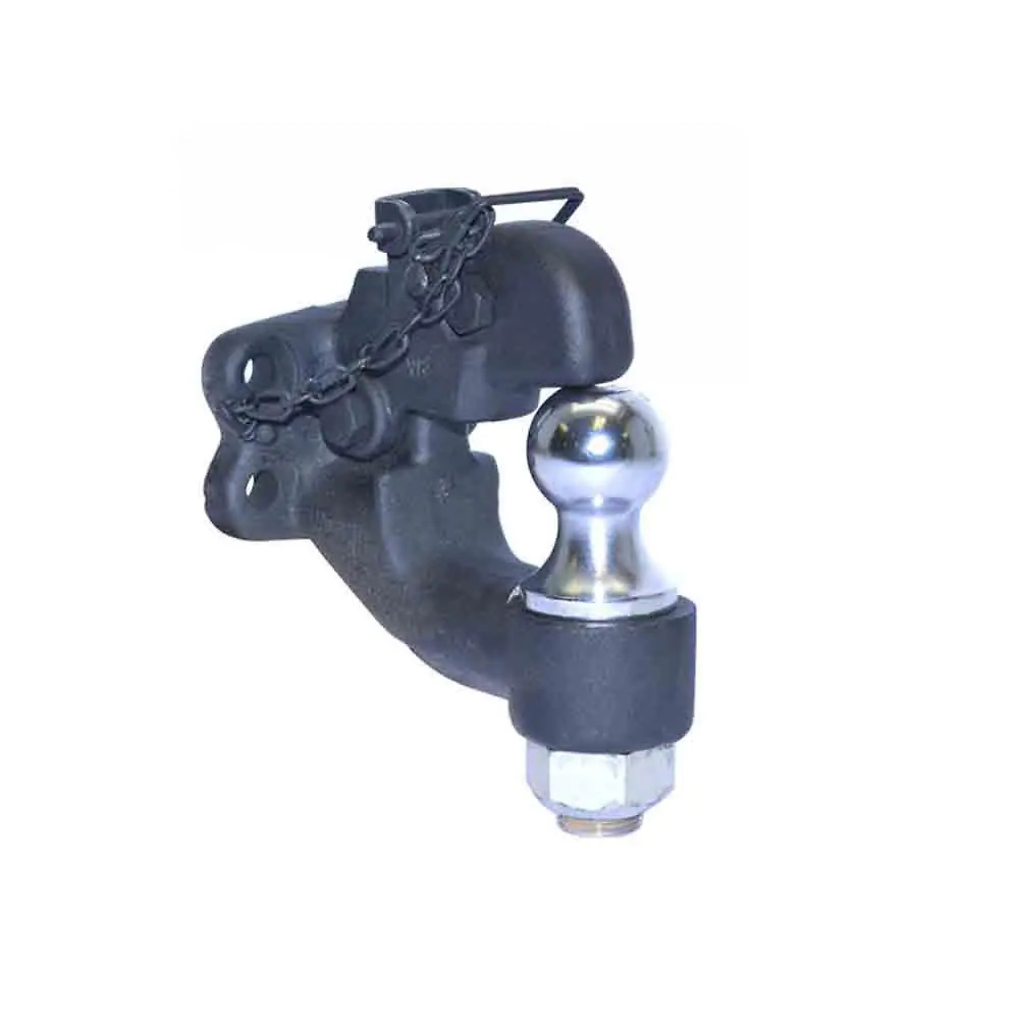 Wallace Forge Heavy-Duty Rigid Mount Magnum Combination Pintle Hook — 2in. Ball, 20,000-Lb. Capacity, Model# 2101188