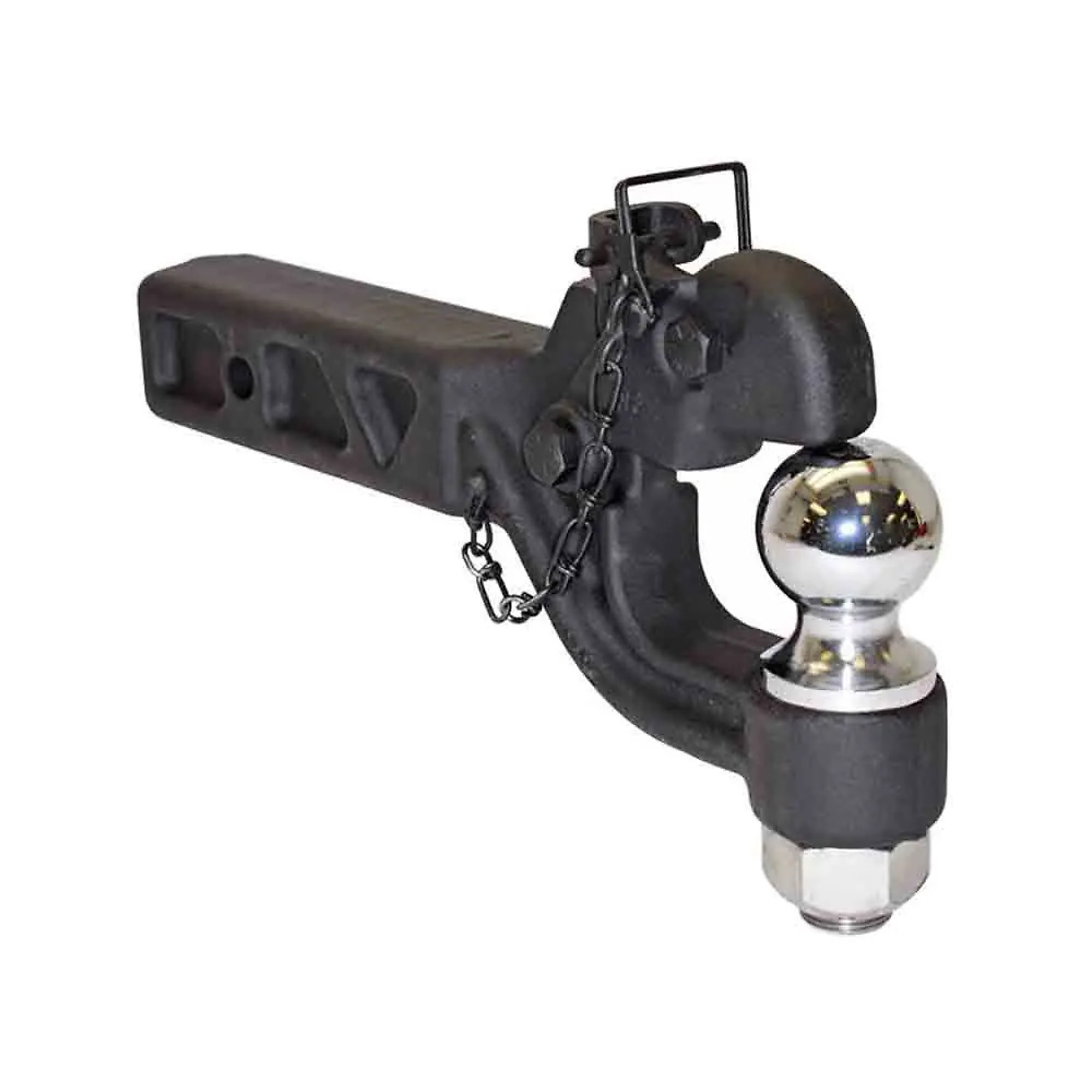 Wallace Forge Receiver Mounted Combination Pintle Hook — Fits 2-1/2in. Receiver, 2in. Ball, 20,000 Lb. Capacity, Model# 2080221A