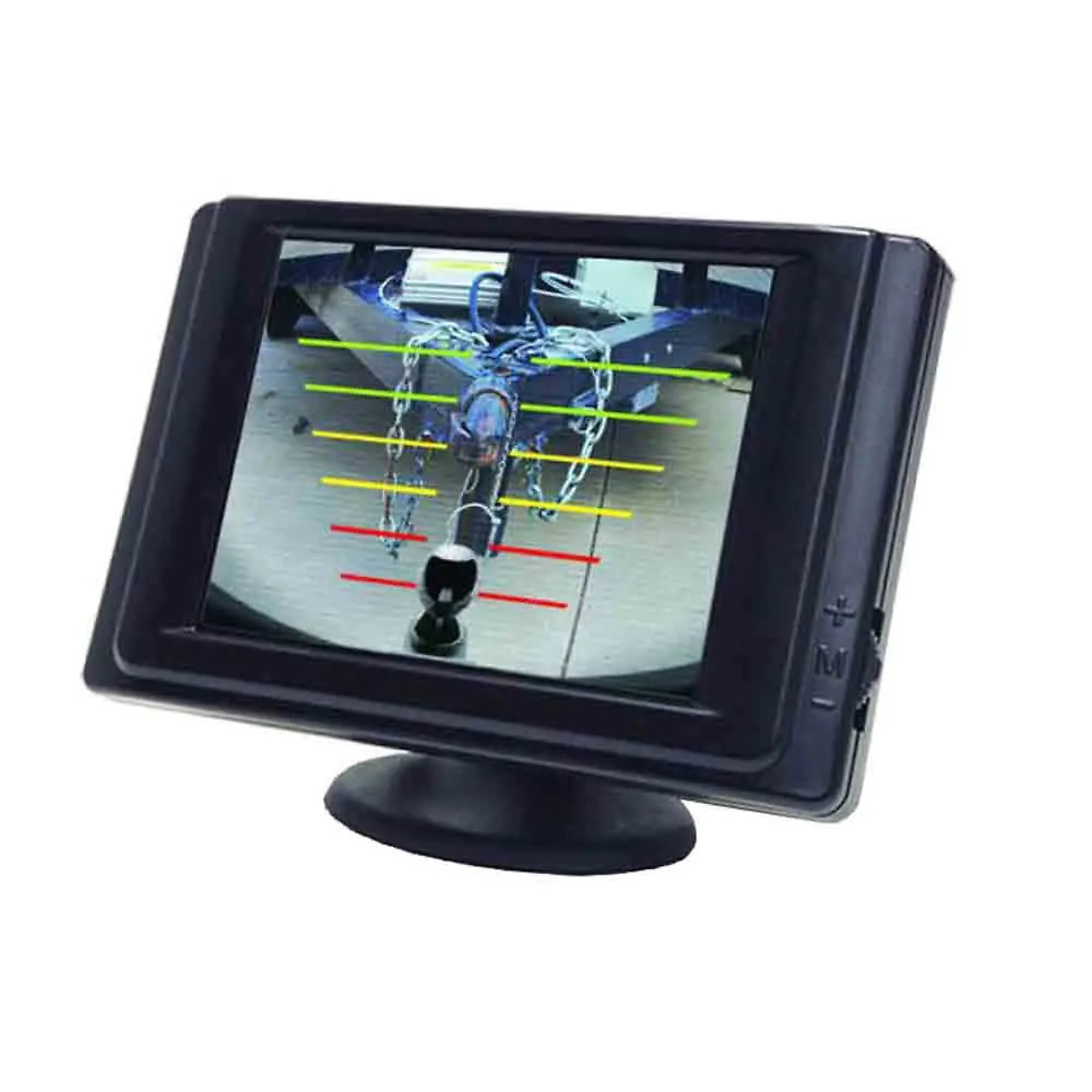 Hopkins, Smart Hitch Camera And Sensor System, Plugs into 7-Way Connector, 3.5 Inch Color Screen, Licence Plate Bracket Mount, Model# 50002