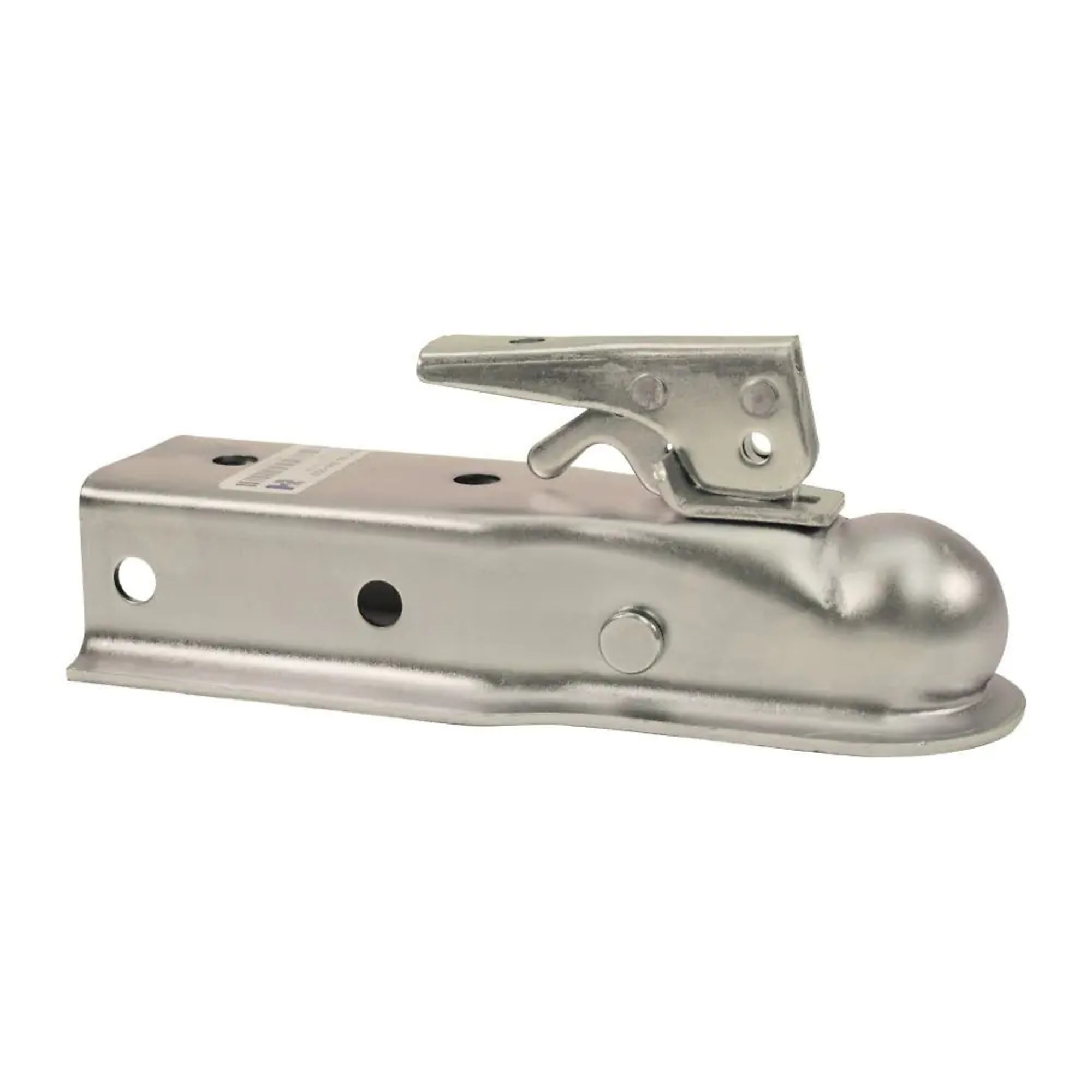 Rigid Hitch Straight Tongue Coupler — 2in. Ball, Steel, Adjustable Lock Nut, Model# RHI-0012