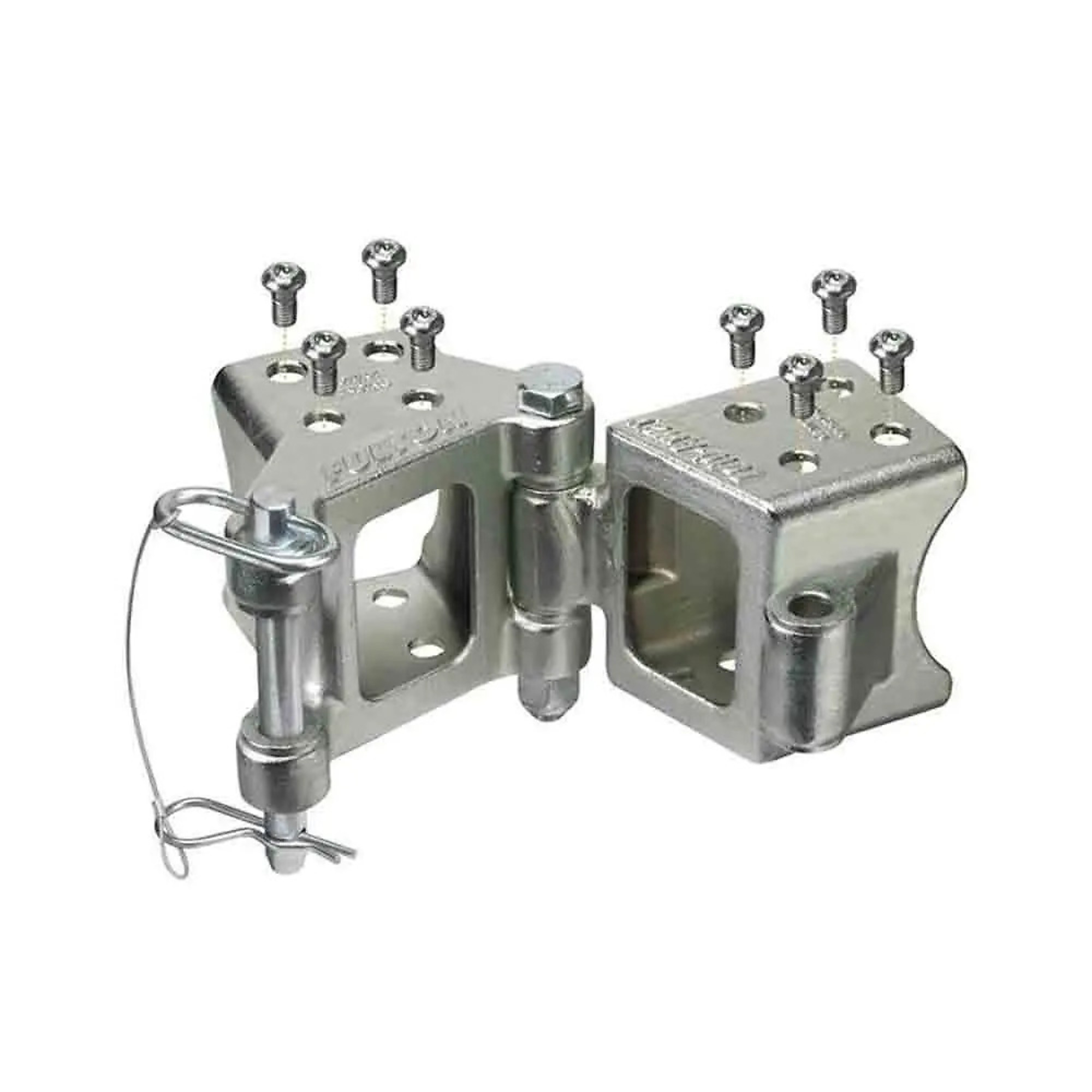 Fulton Bolt-On Trailer Tongue Hinge Kit — 3in. x 3in. Tongue, Zinc-Plated, Model# HDPB-33