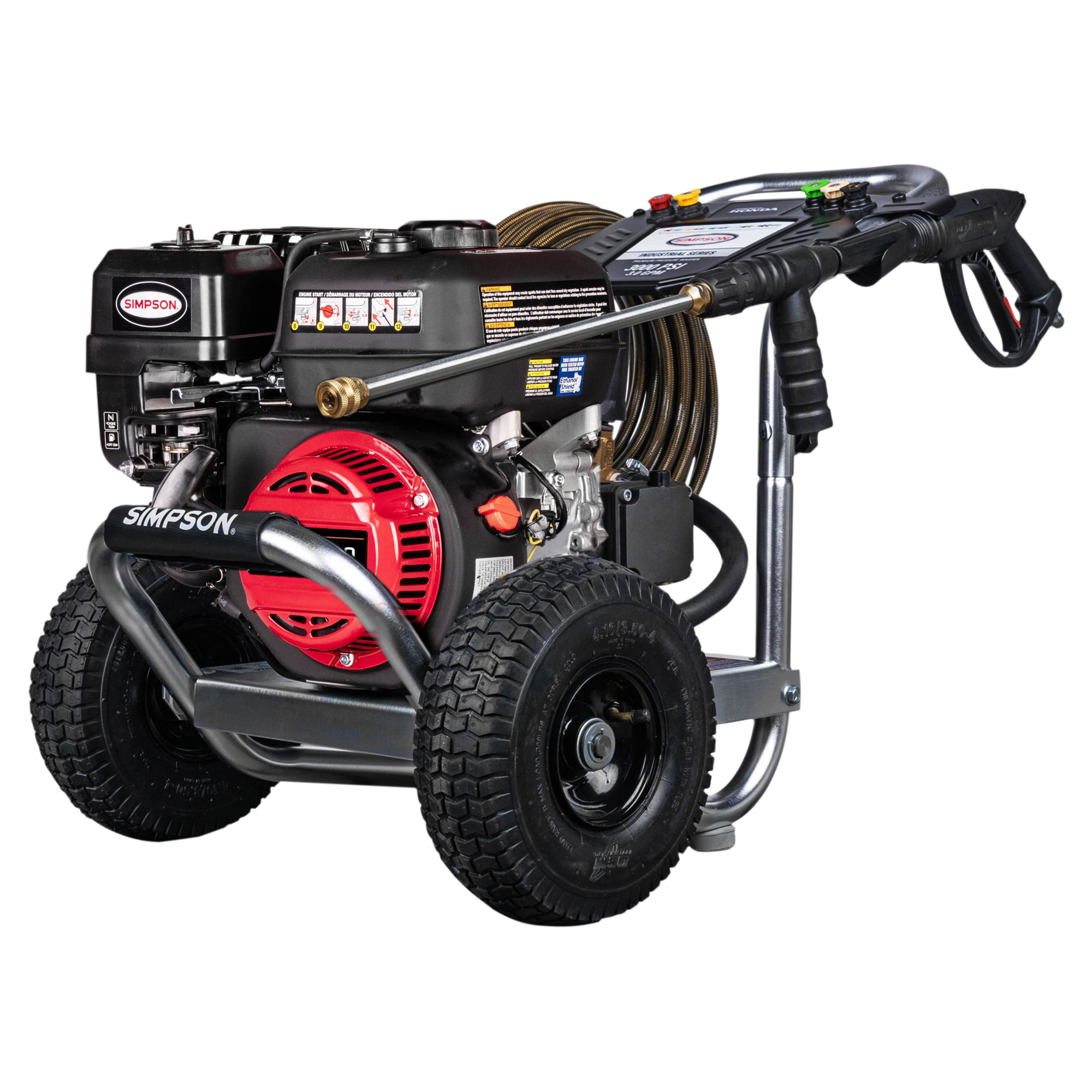 Simpson Industrial Series Cold Water Gas Professional Pressure Washer — 3000 PSI, 3.0 GPM, CRX 210 Engine, AAA Triplex Plunger Pump, Model# IS3030112
