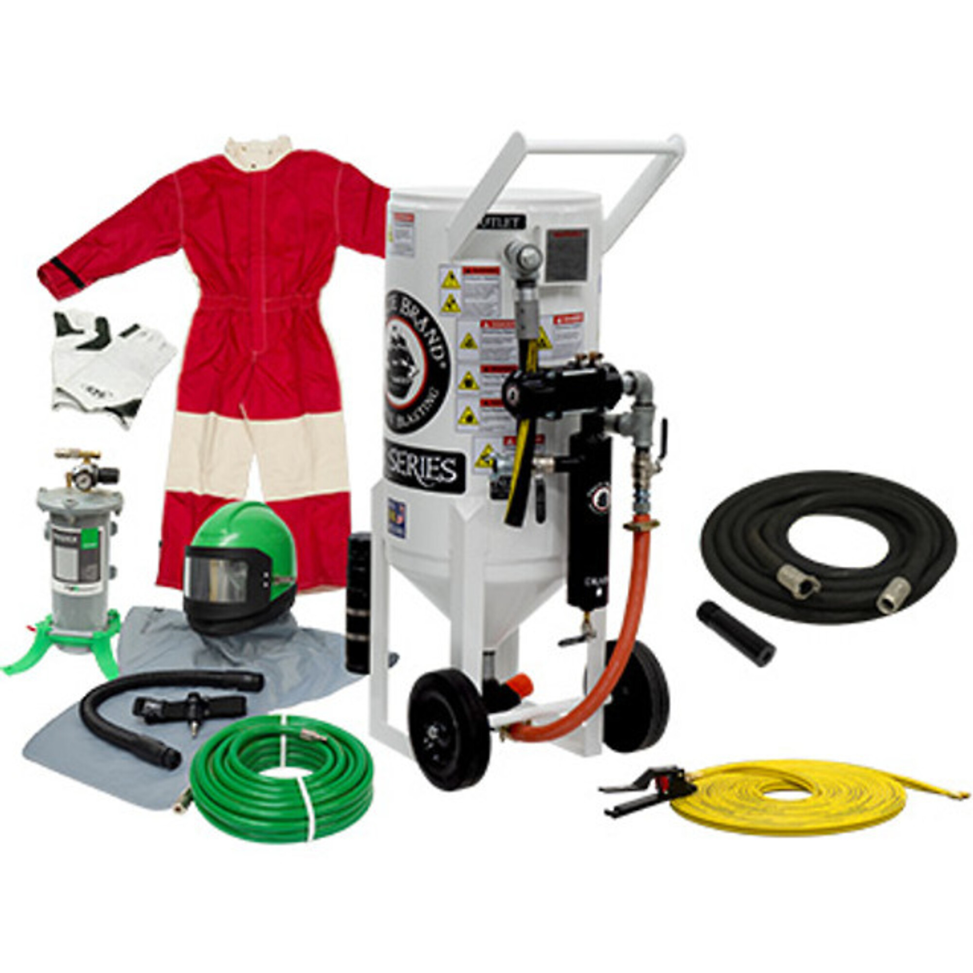 Pirate Brand S-Series Portable Blast Pot — 3.5 Cu. Ft., Pressure Release System, Pneumatic Controls, Model# 888-0331-12611PB-C