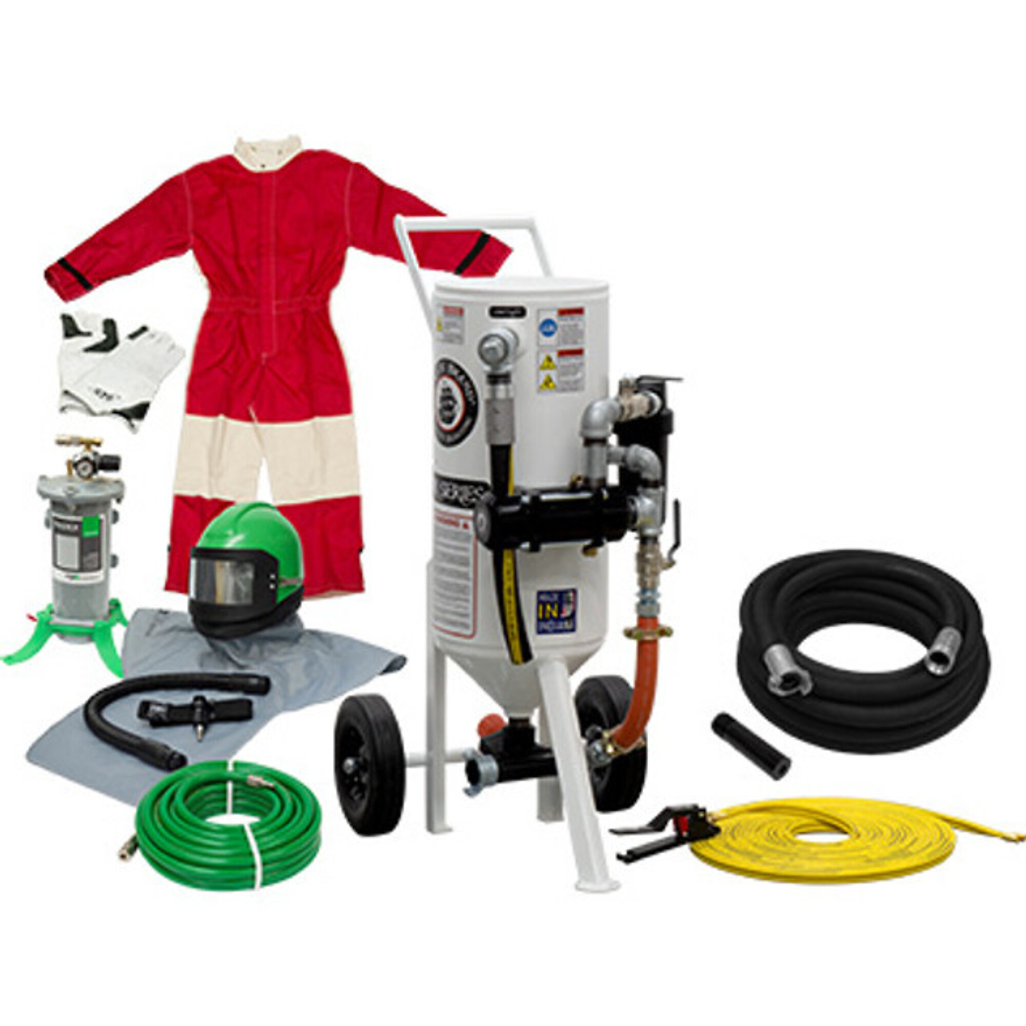 Pirate Brand S-Series Portable Blast Pot — 1.5 Cu. Ft., Pressure Release System, Pneumatic Controls, Model# 888-0131-12611PB-C