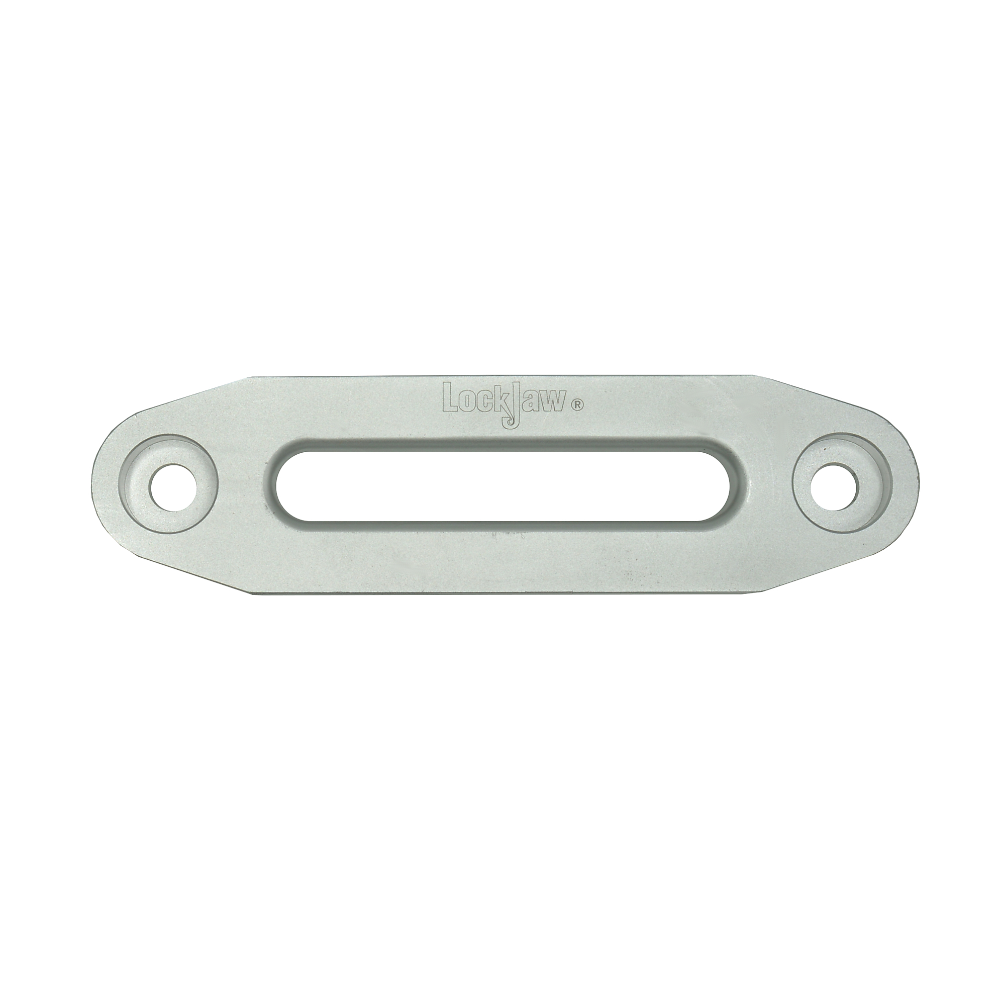 LockJaw Aluminum Fairlead for Synthetic Winch Lines — 6in. Wide, Aircraft Grade, Silver, Model# 28-0600s