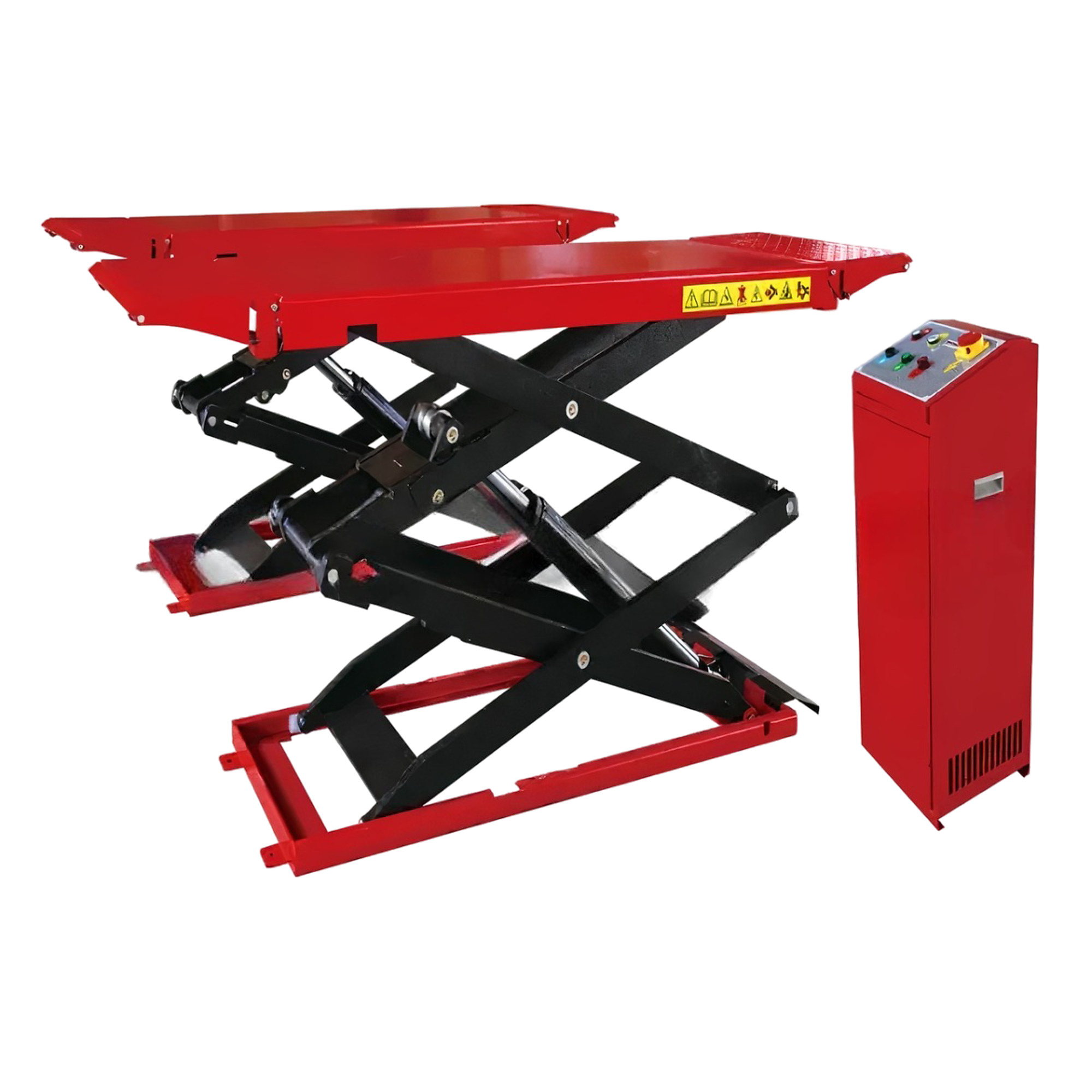 Model: Olympic FRSL-78 / Ultra-Thin Full-Rise Scissor Lift / 7,800 Lb. Capacity / 7-Year Warranty / SHIPS FREE!