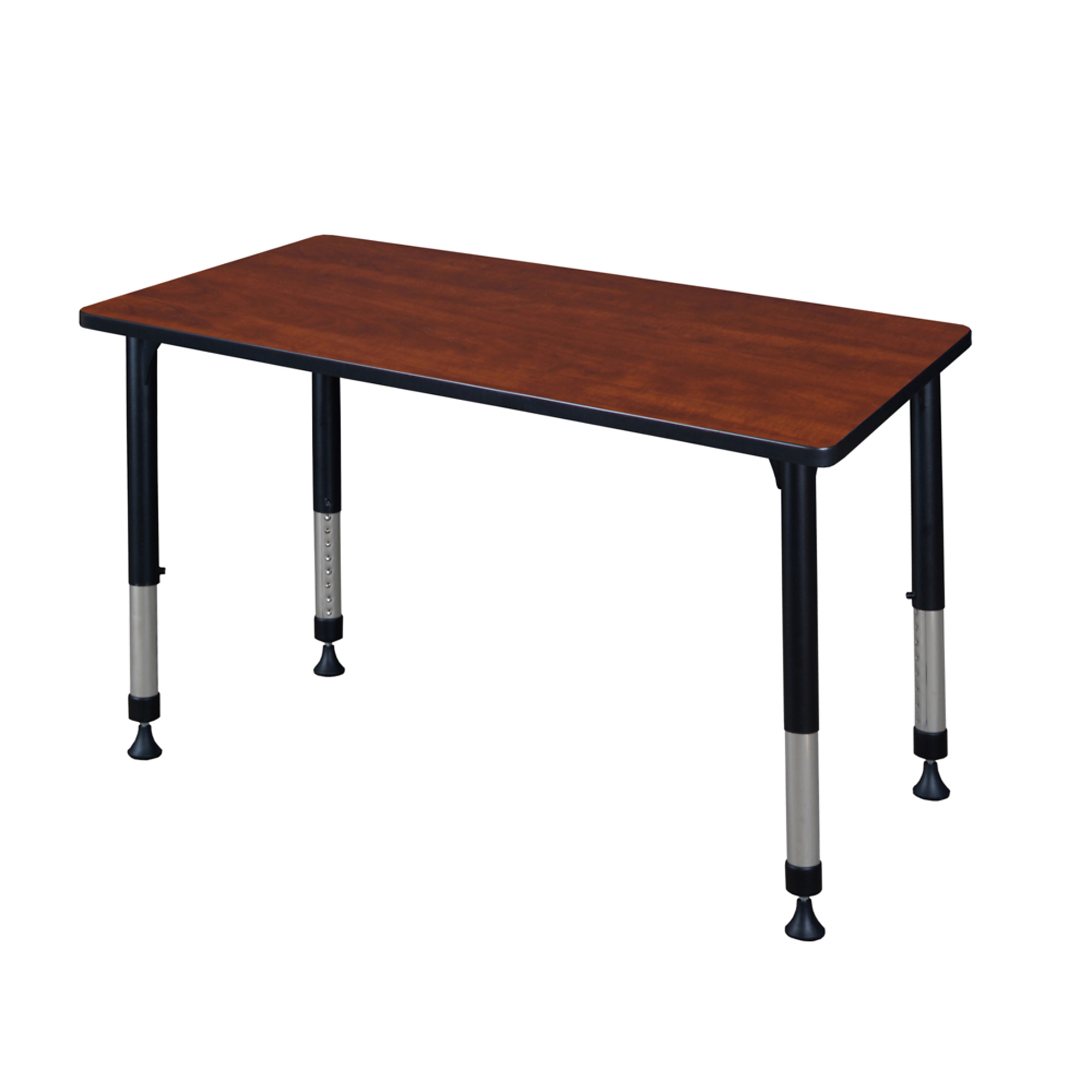 Regency Furniture Kee Height Adjustable Classroom Activity Table — 42in. x 24in., Cherry/Maple, Model# MT4224CHAPBK