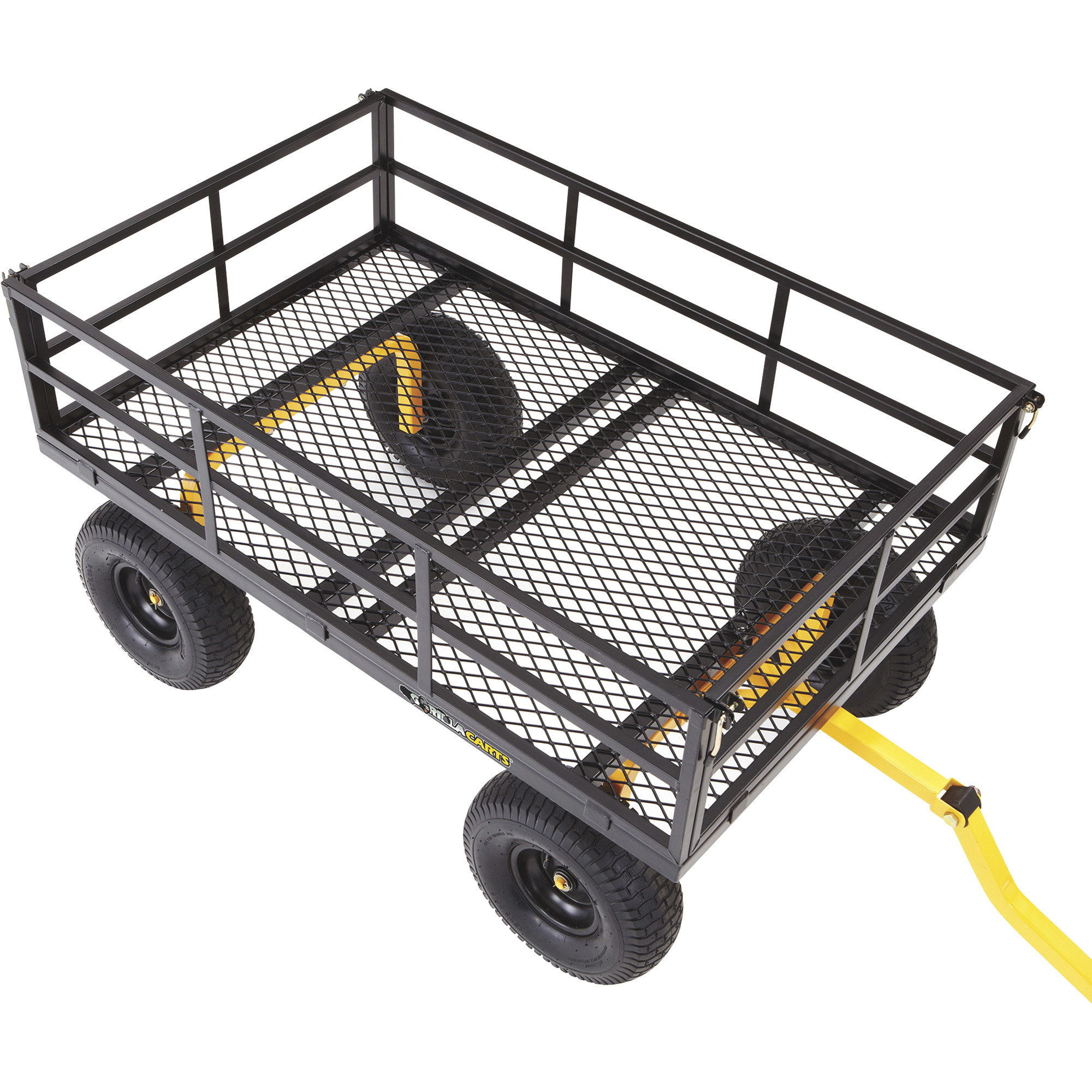 Groundwork 12 Cu. ft. 1,400 lb. Capacity Heavy-Duty Steel Utility Cart