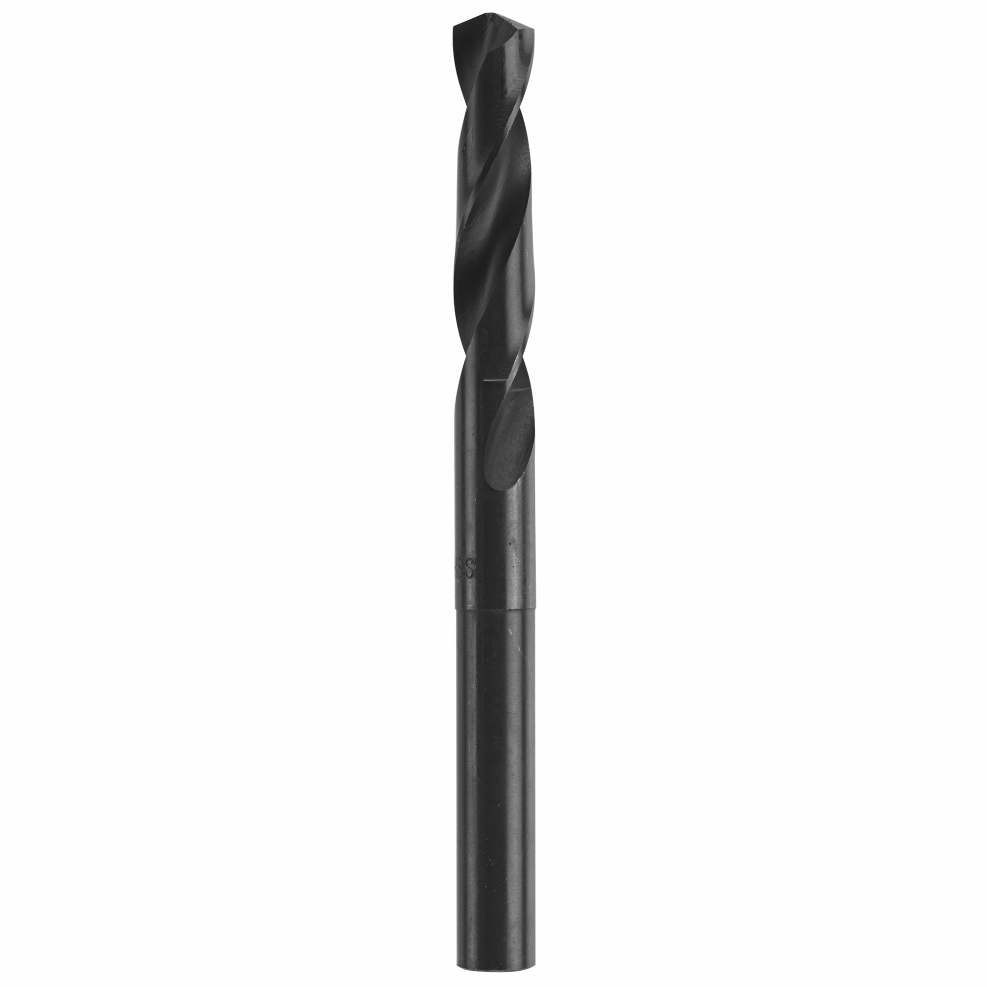 Bosch Fractional Reduced Shank Black Oxide Drill Bit — 17/32in. x 6in., Split Point, Model# BL2161