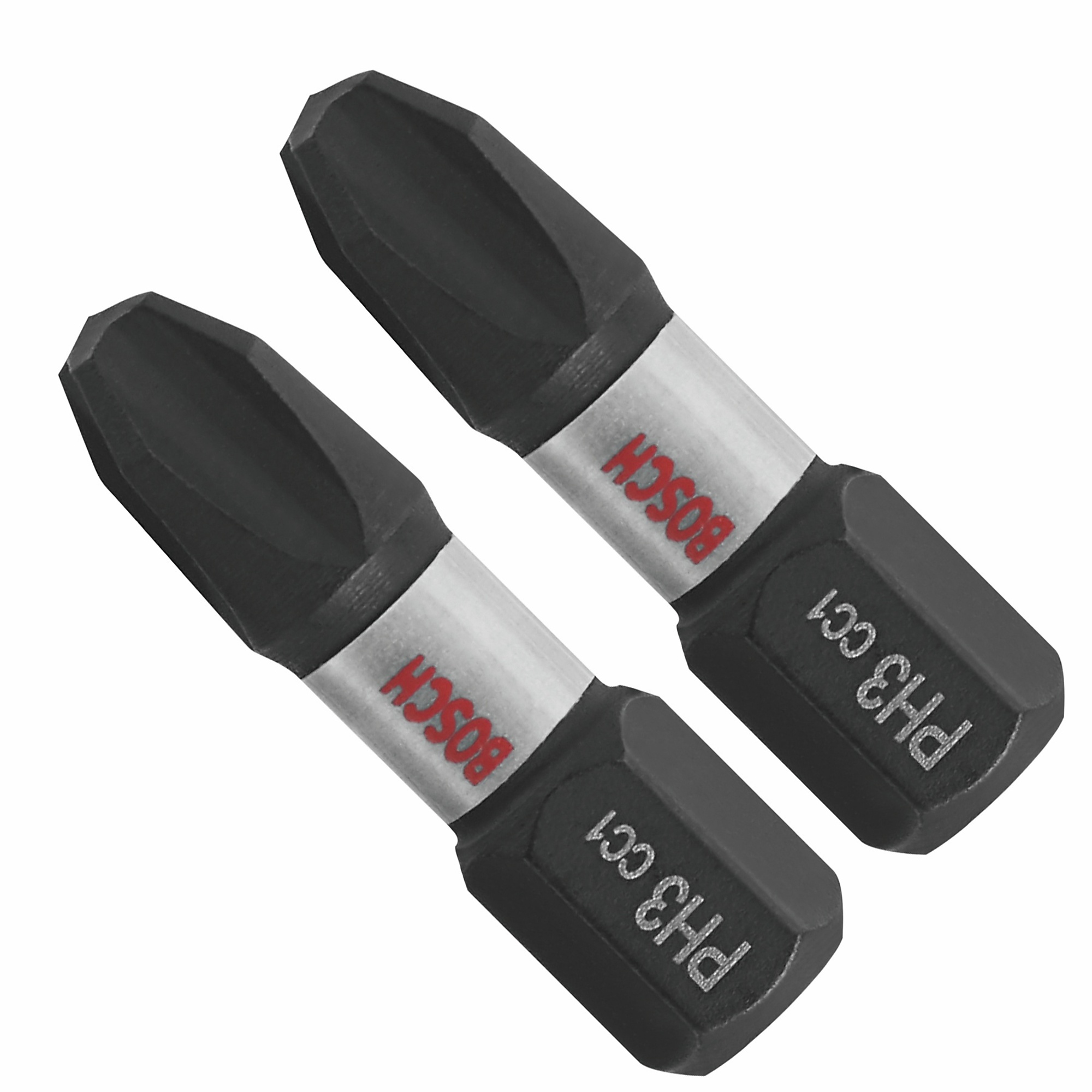 Bosch Driven Impact Phillips Insert Bits — #3, 1in., 2-Pc., Model# ITDPH3102