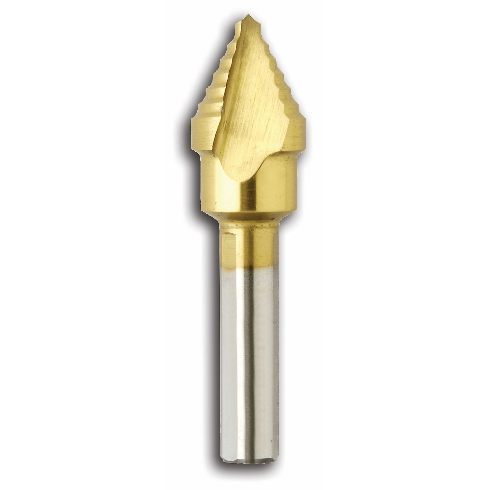 Bosch Titanium Nitride Coated Step Drill Bit — 1/2in., Model# SDT8