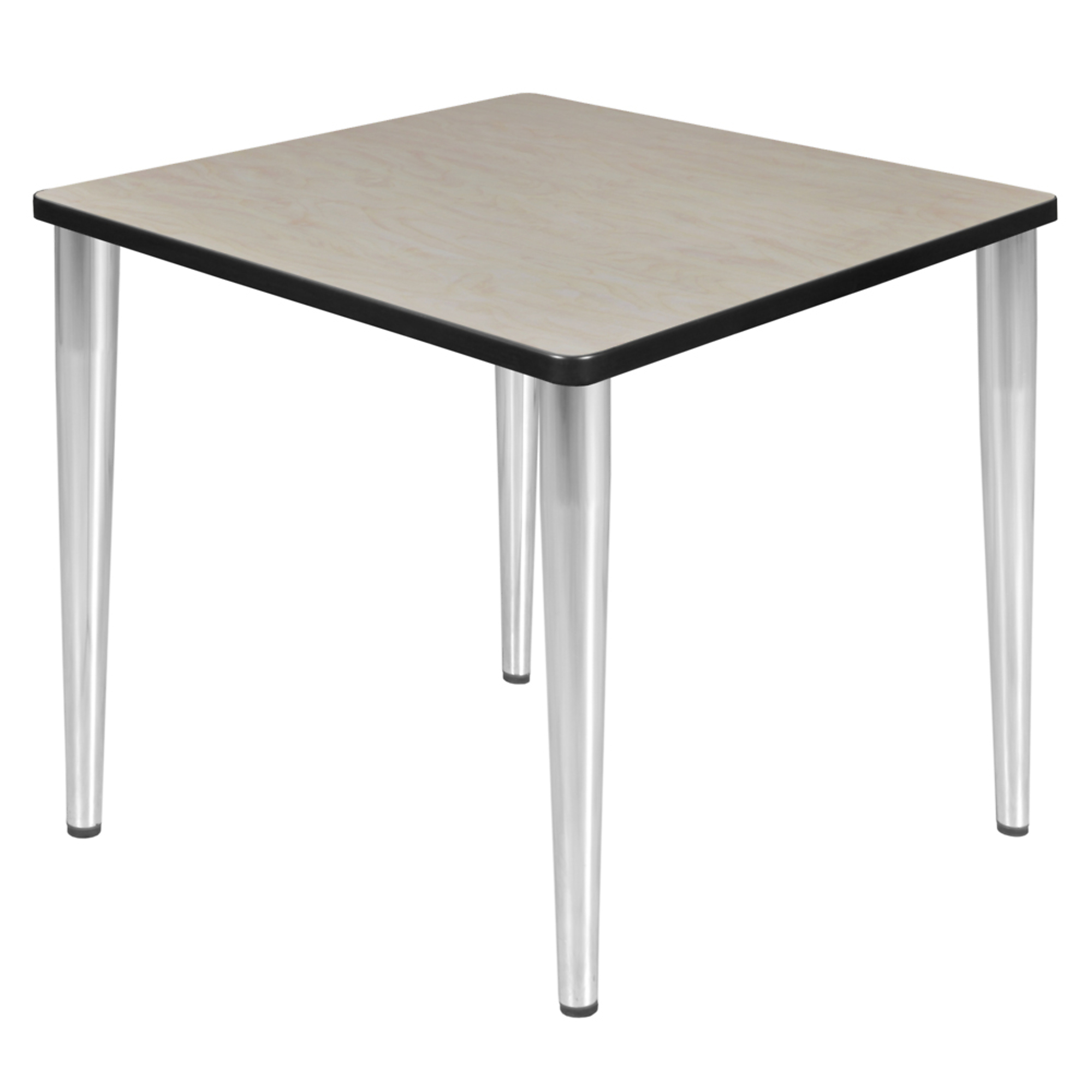 Regency Furniture Kahlo Breakroom Table — 30in. Square, Maple/Cherry Top, Chrome Tapered Legs, Model# TPL3030PLCM