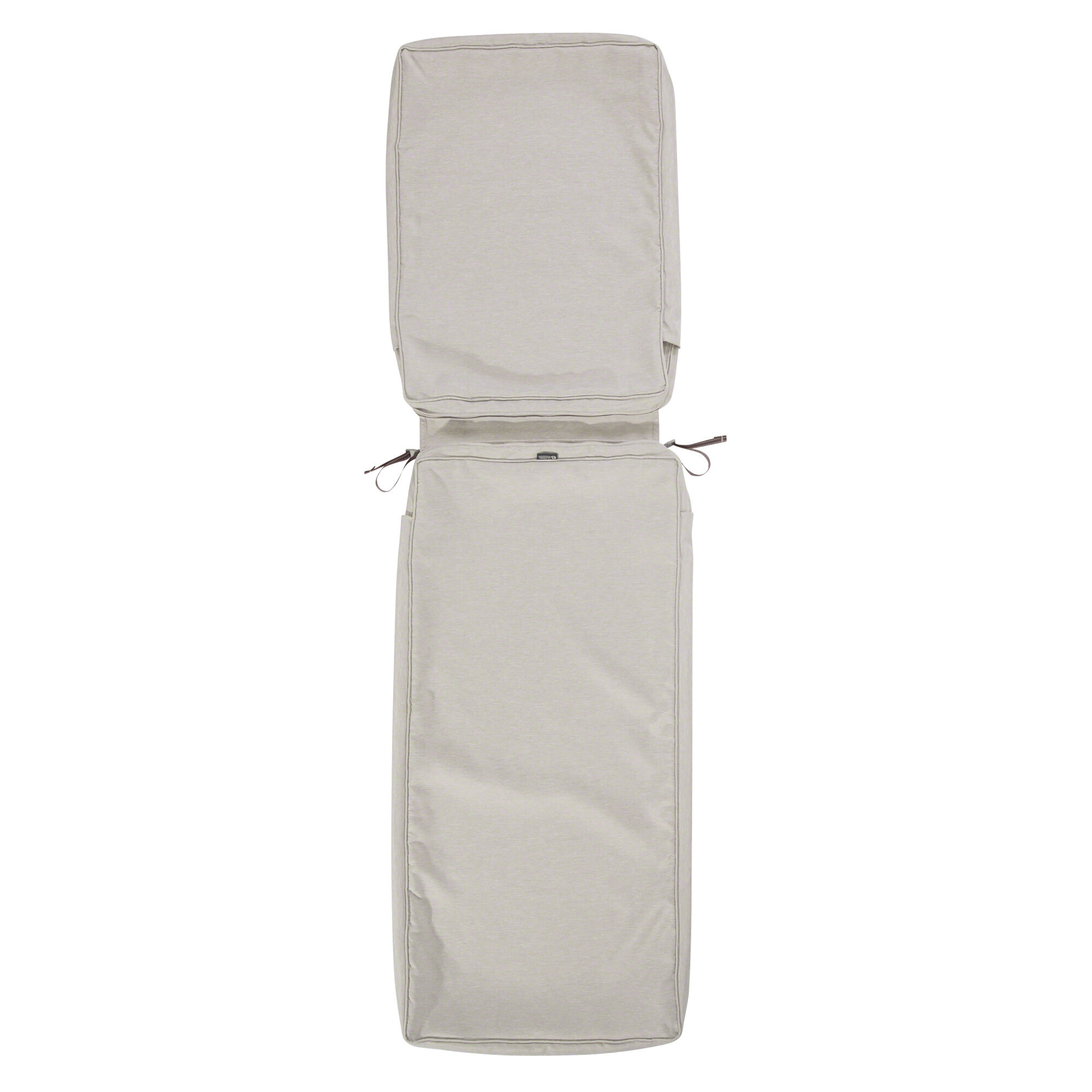 Classic Accessories Montlake FadeSafe Water-Resistant Patio Chaise Lounge Cushion Cover
