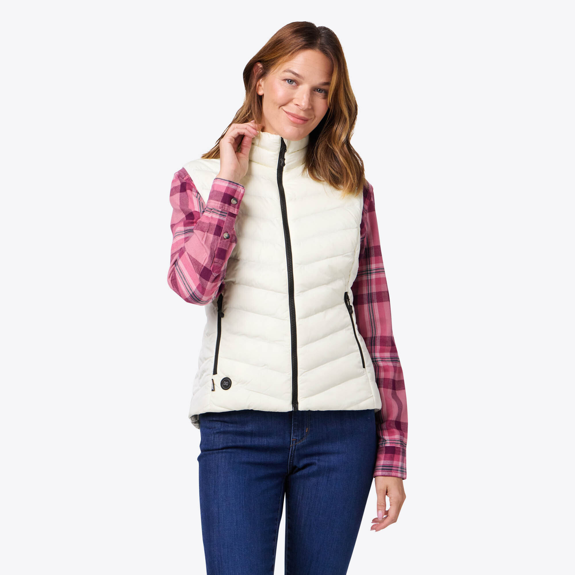 Mobile Warming Backcountry Xtera Heated Vest Cream