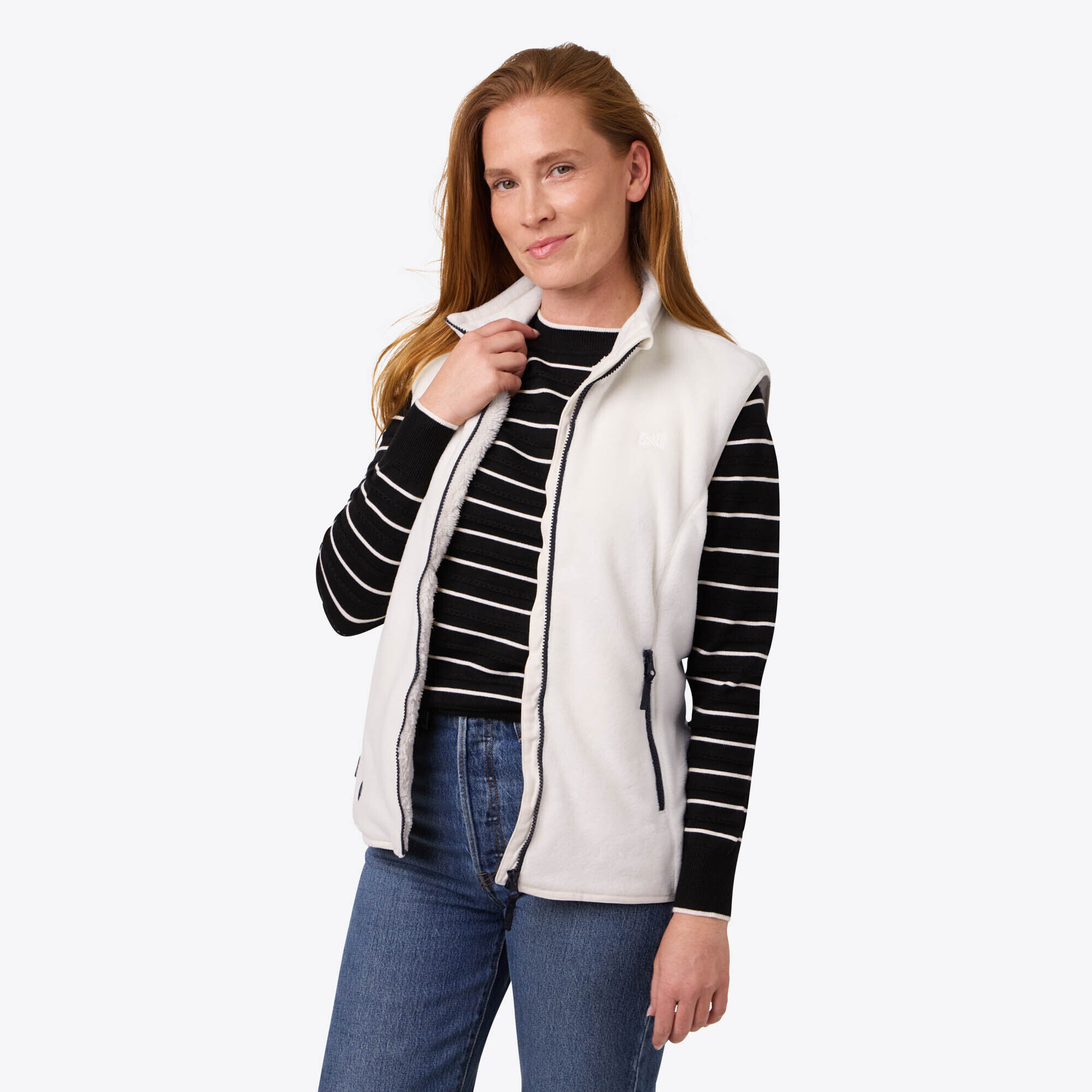 Mobile Warming Trek 2.0 Fleece Vest | Women's | 7.4V | Cream | XS