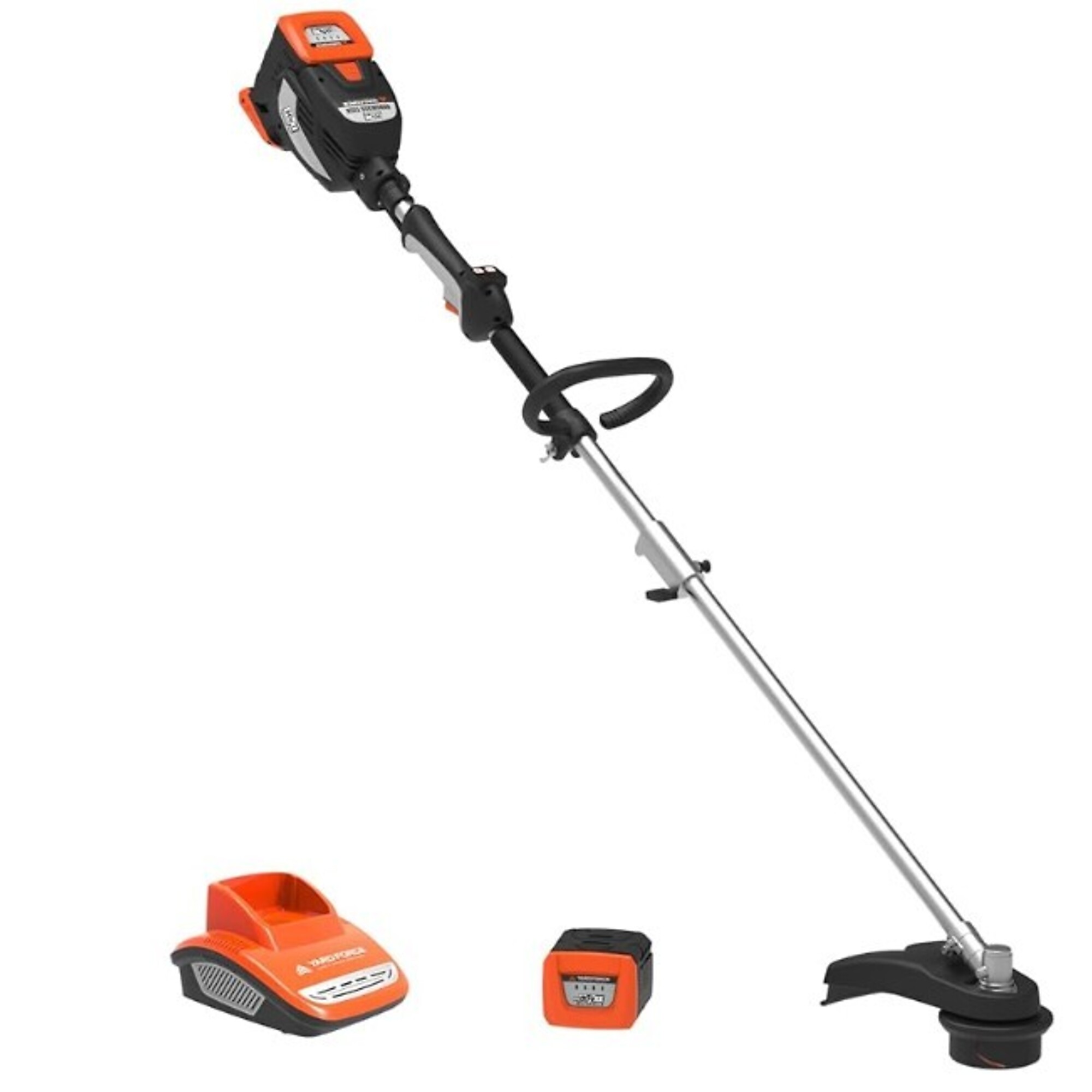 Yard Force, 15" Cordless Line Trimmer 40V Lithium-Ion Battery, Brushless Motor, Dual Line Tap-Feed, Speed Adjustment, Model # YF40VRX15-LT