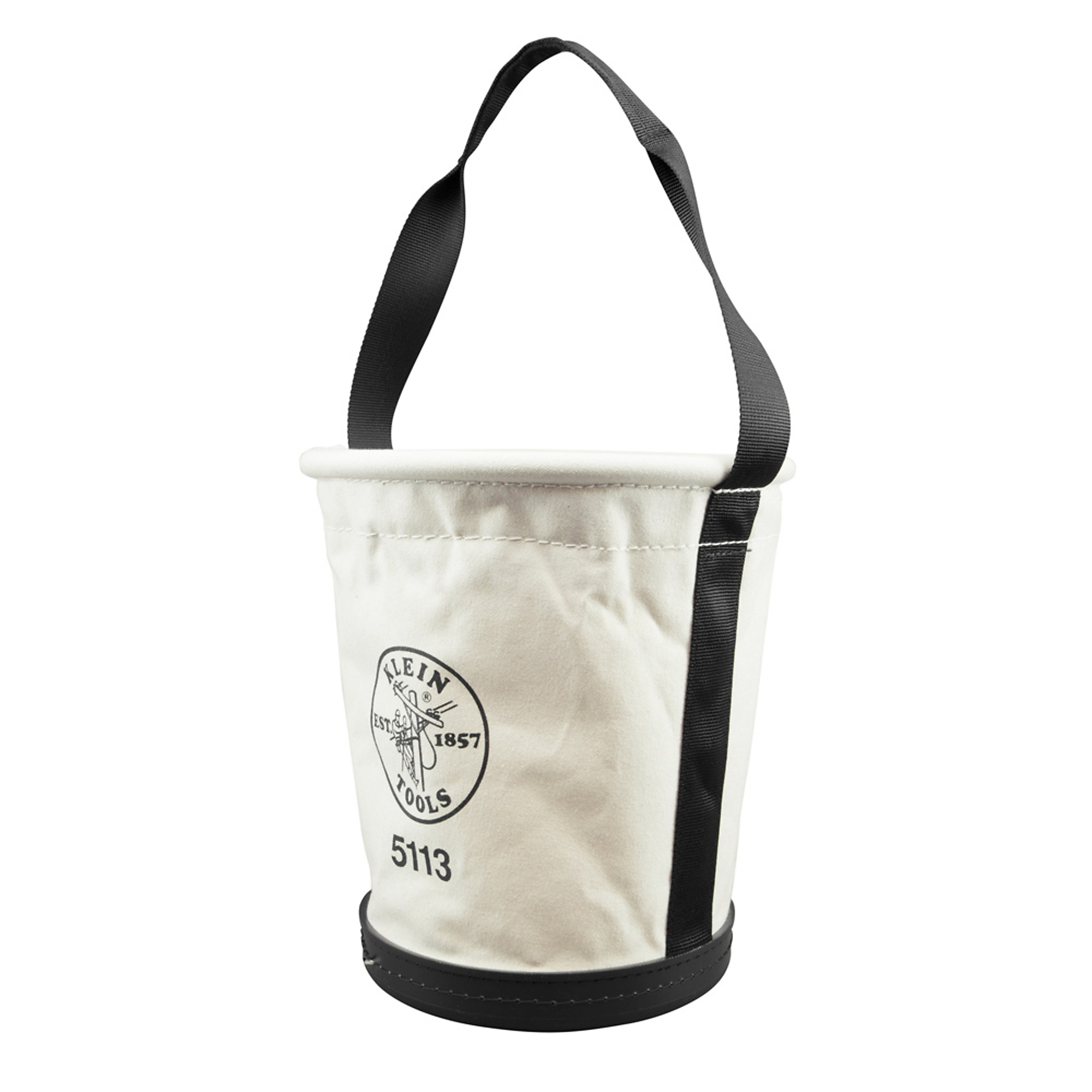 Klein Tools Tapered-Wall Bucket — Heavy-Duty Canvas, Model# 5113