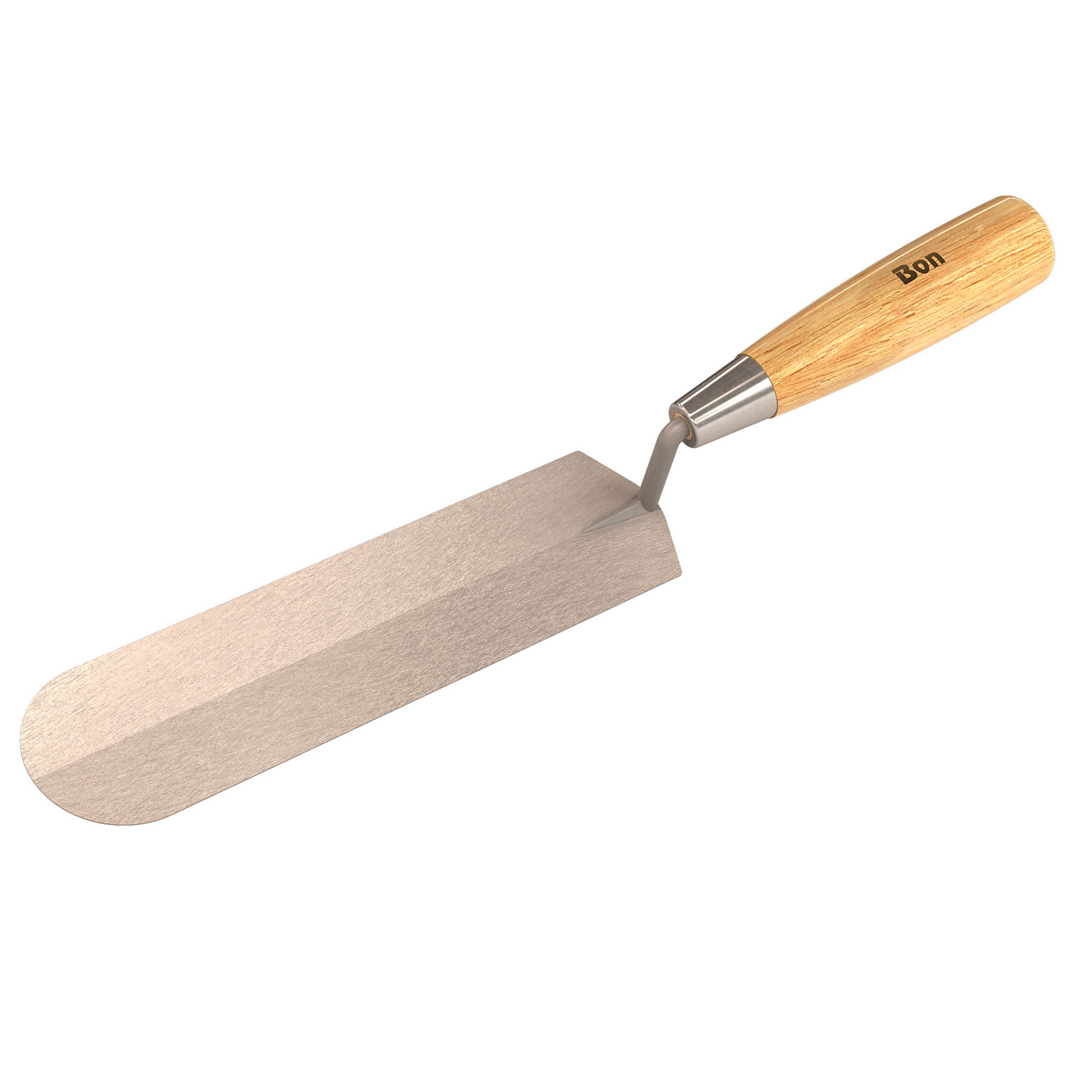 Bon Pro Plus Coke Trowel — 8in. Round End, Wood Handle, Model# 21-188