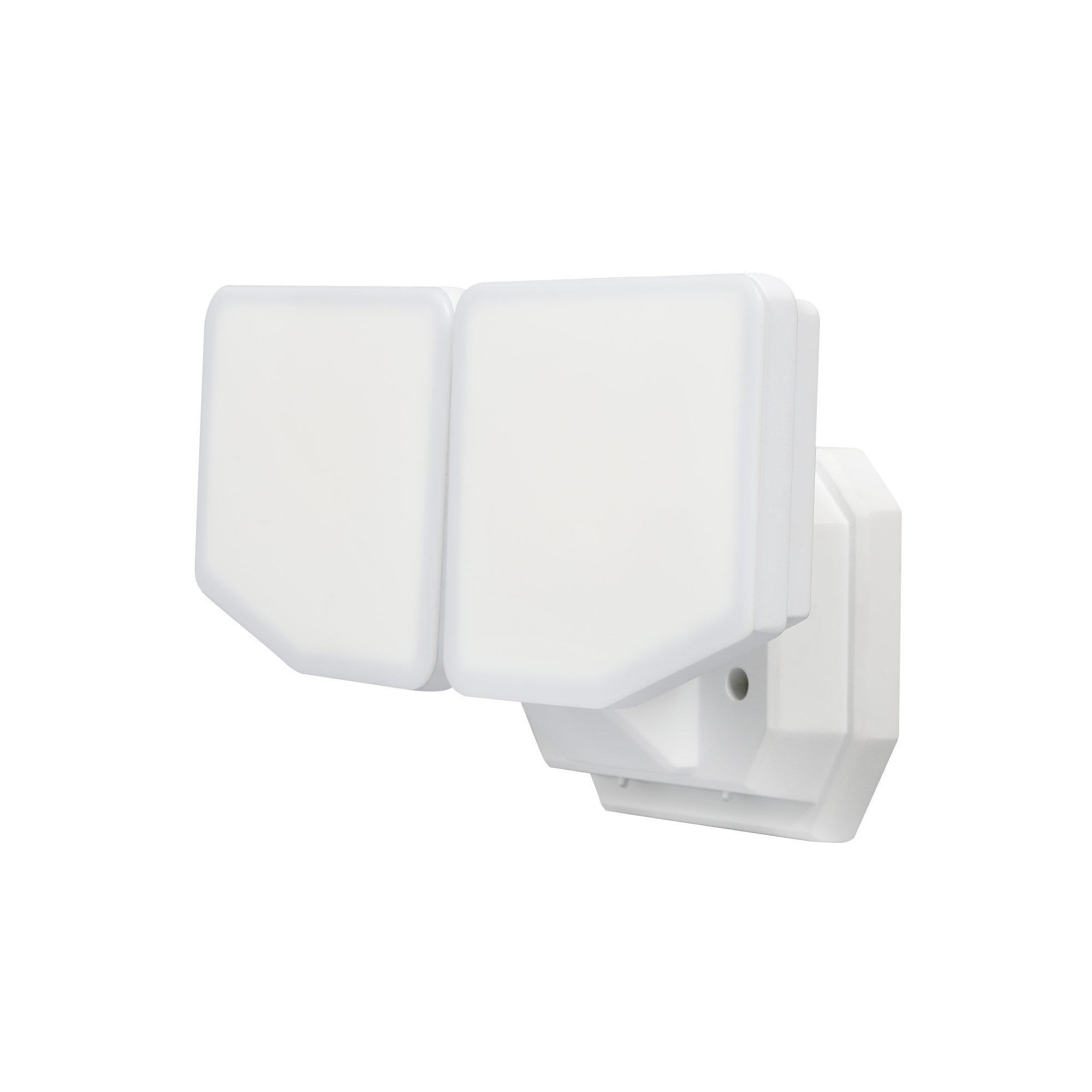 Pinegreen Lighting LED Dual Head Security Light — 3000/1500 Lumens, Switch Operated, Adjustable CCT, White, Model# CL-SLS3000AC-2HCCTW