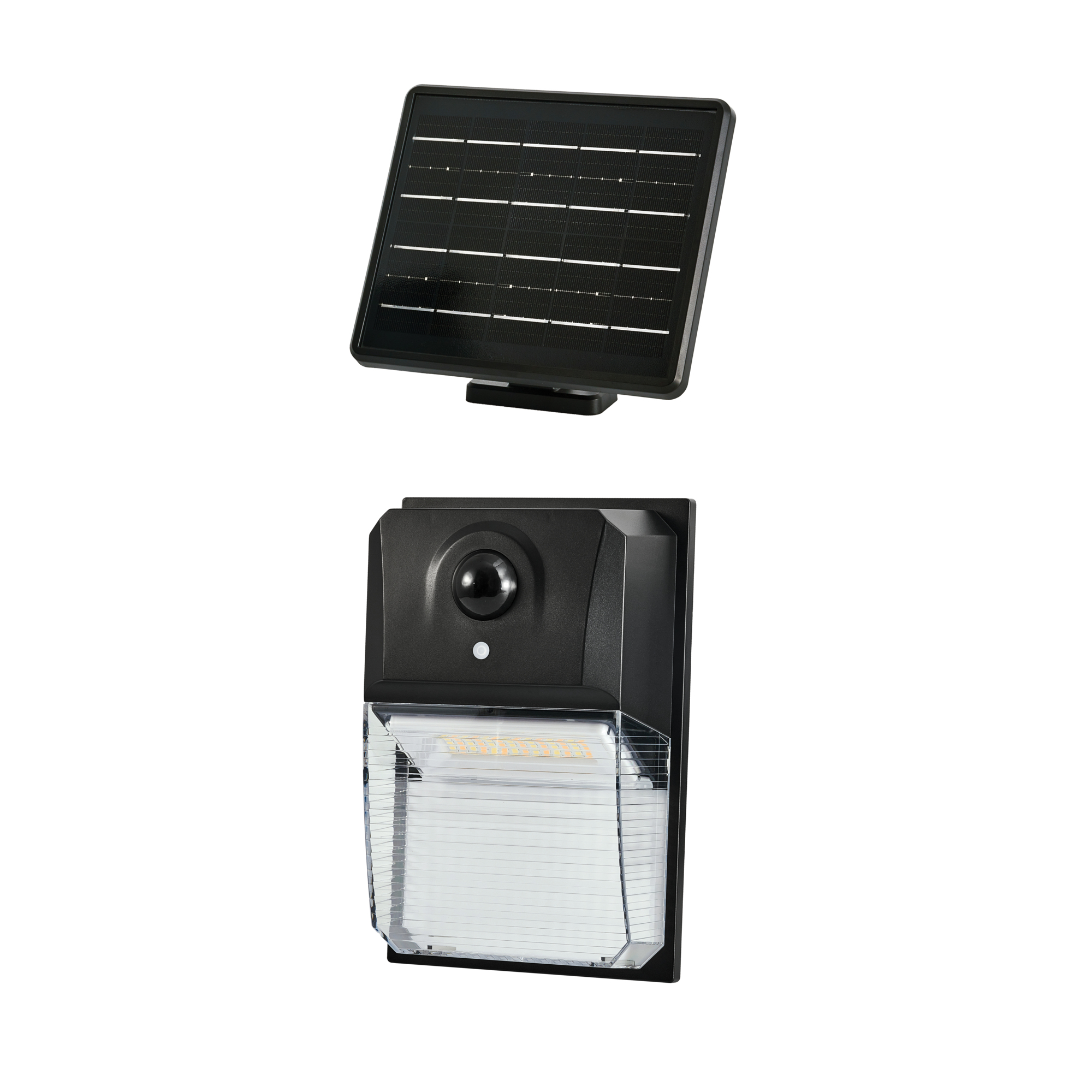 Pinegreen Lighting LED Solar Wall Pack — 2500 Lumens, Detachable Solar Panel, 3000/4000/5000K, Motion Activated, 15ft. Wire, Model# CL-SWP2K
