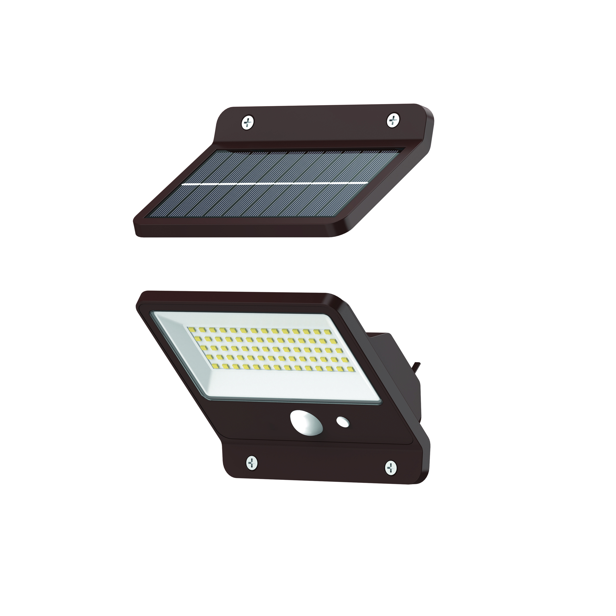 Pinegreen Lighting Motion Activated Solar Security Light — 1000 Lumens, Single Head, 6500K Daylight, 2000mAh Battery, 15ft. Wire, Model# CL-SML1000