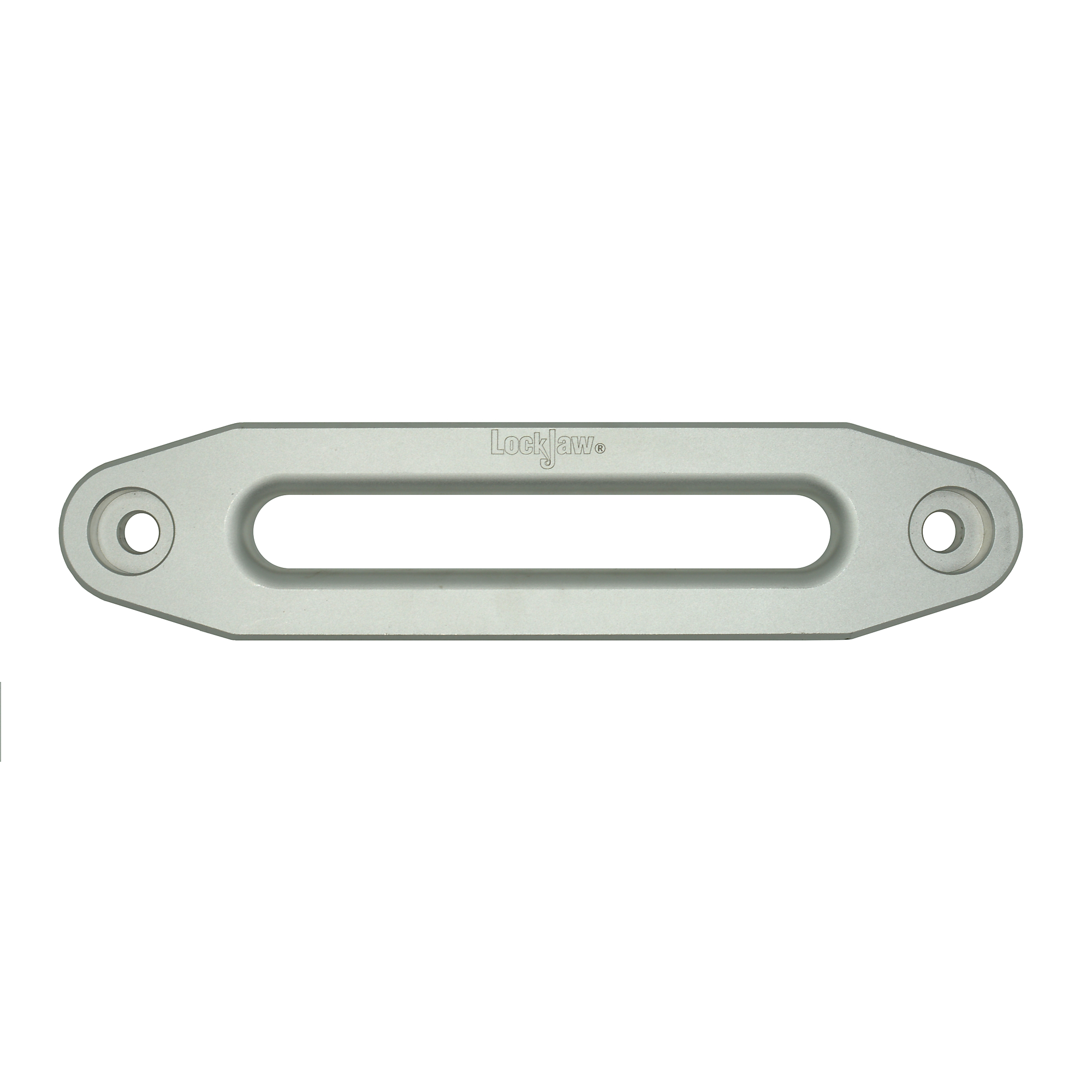 LockJaw Aluminum Fairlead for Synthetic Winch Lines — 10in. Wide, Aircraft Grade Aluminum, Silver, Model# 28-1000s