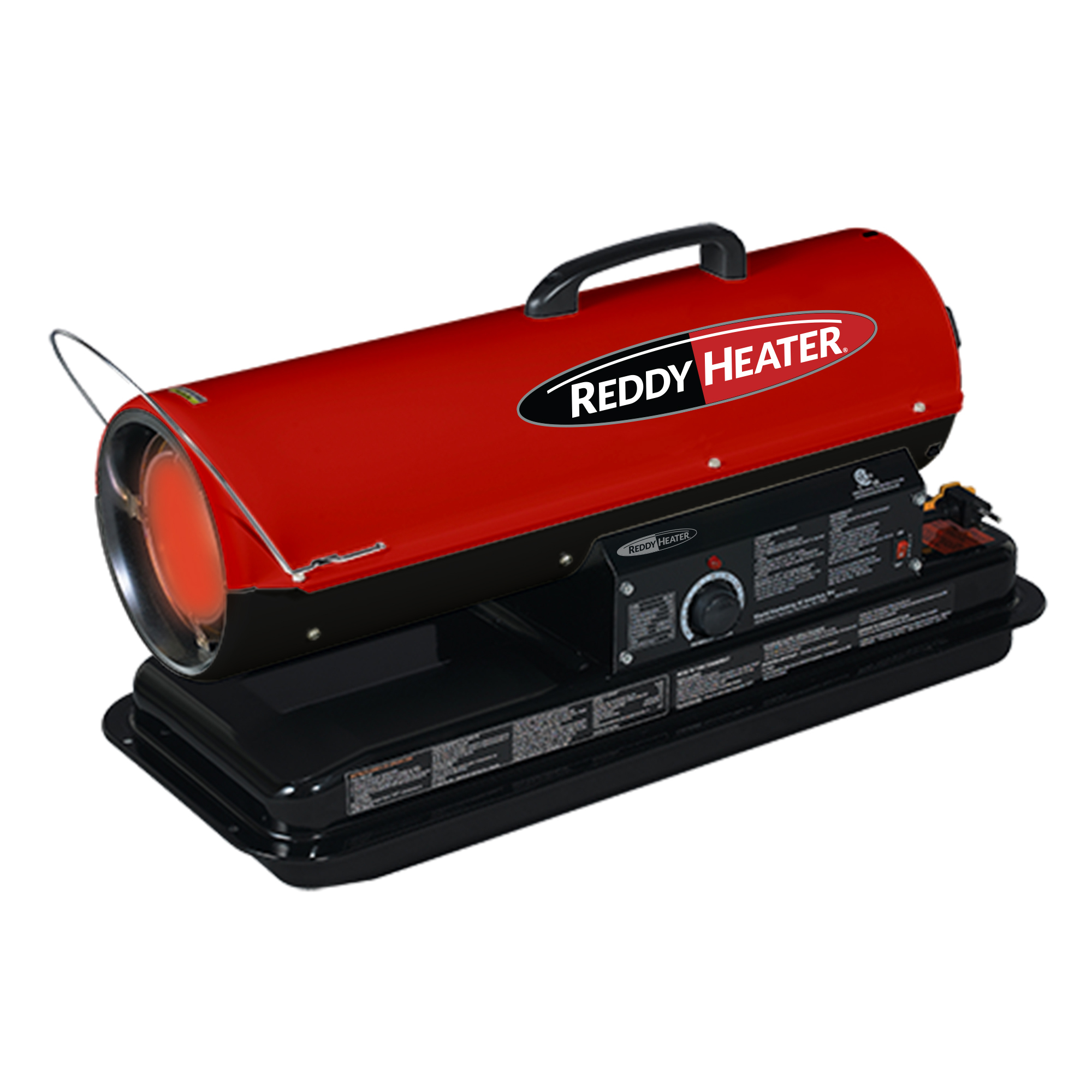 Reddy Heater Forced-Air Heater — 80,000 BTU, Kerosene/Multi-Fuel, Indoor/Outdoor, Thermostat, 5-Gal. Tank, Model# RFA80T