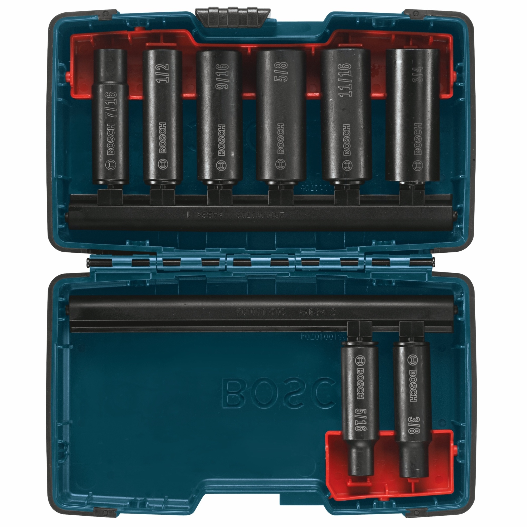 Bosch Deep Well Socket Set — 8-Piece, 3/8in. Drive, Impact Tough, Model# 27285
