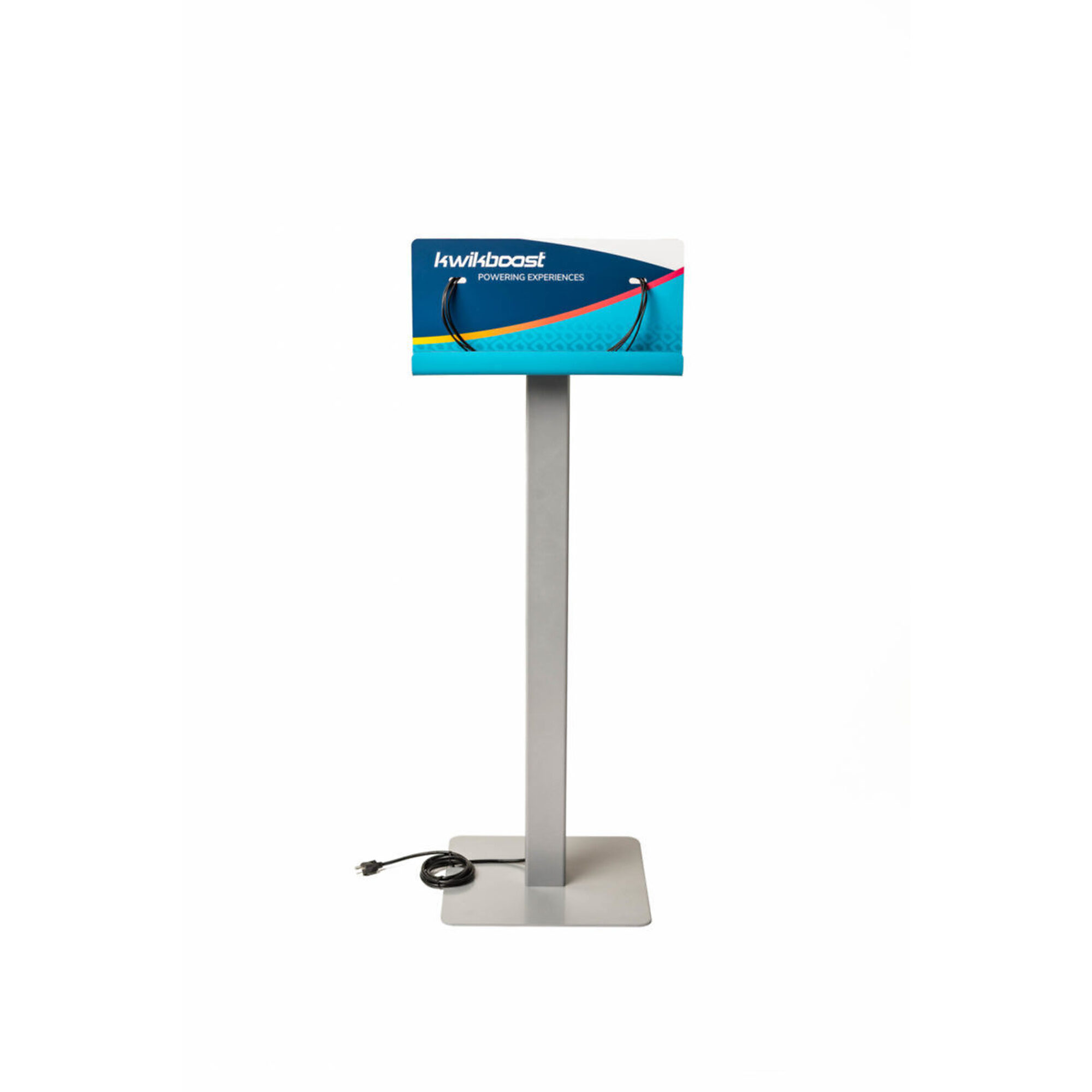 Luxor KwikBoost Standard Courtesy Charging Station — Freestanding, Custom Graphics, Model# KB99032