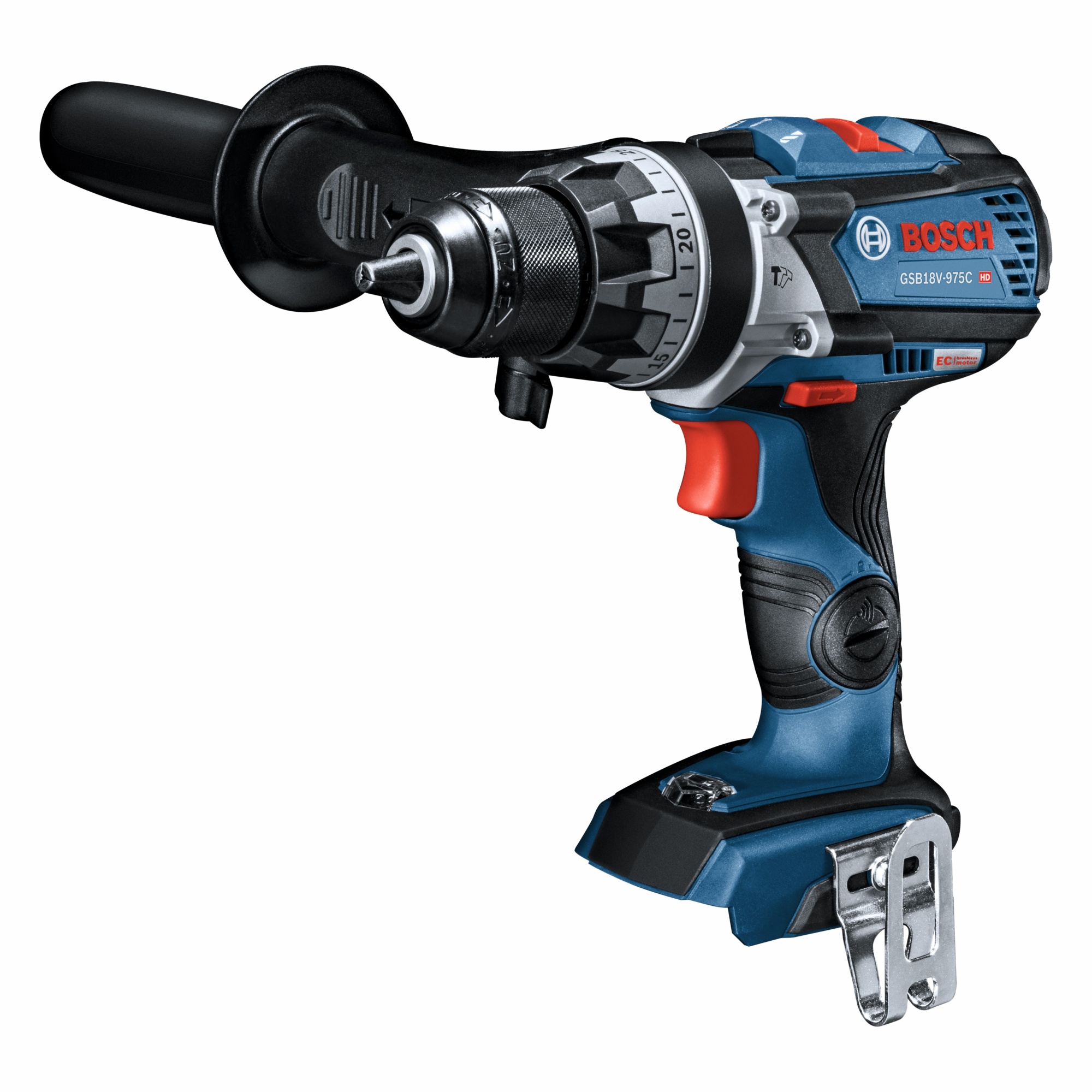 Bosch 18V Brushless Hammer Drill/Driver — 1/2in., Connected-Ready, 975in.-Lbs. Max Torque, Variable Speed, Model# GSB18V-975CN