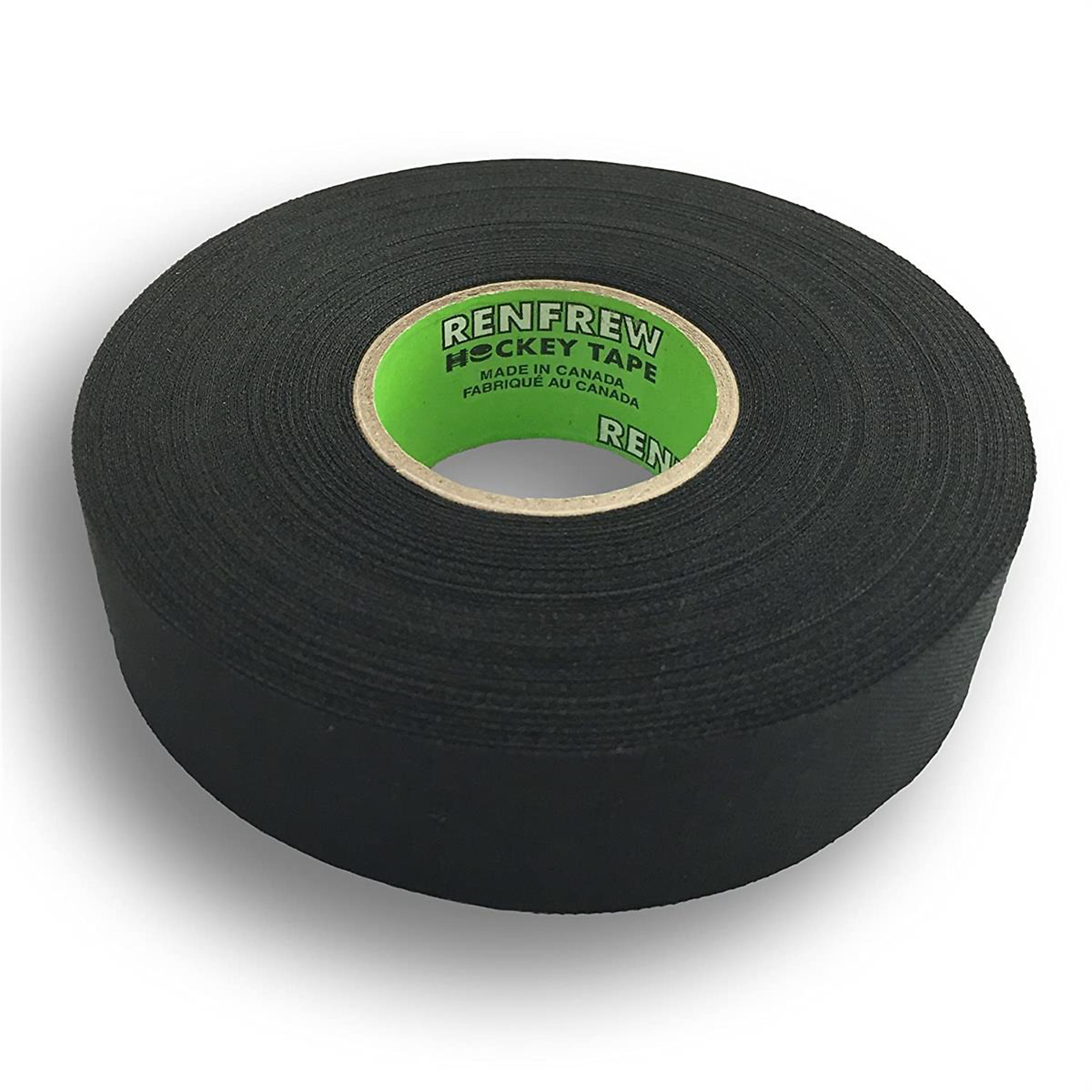 Chaos Safety Supplies Renfrew Cloth Hockey Tape — 1in. x 25m, Black, Moisture-Resistant, Model# CSU172315