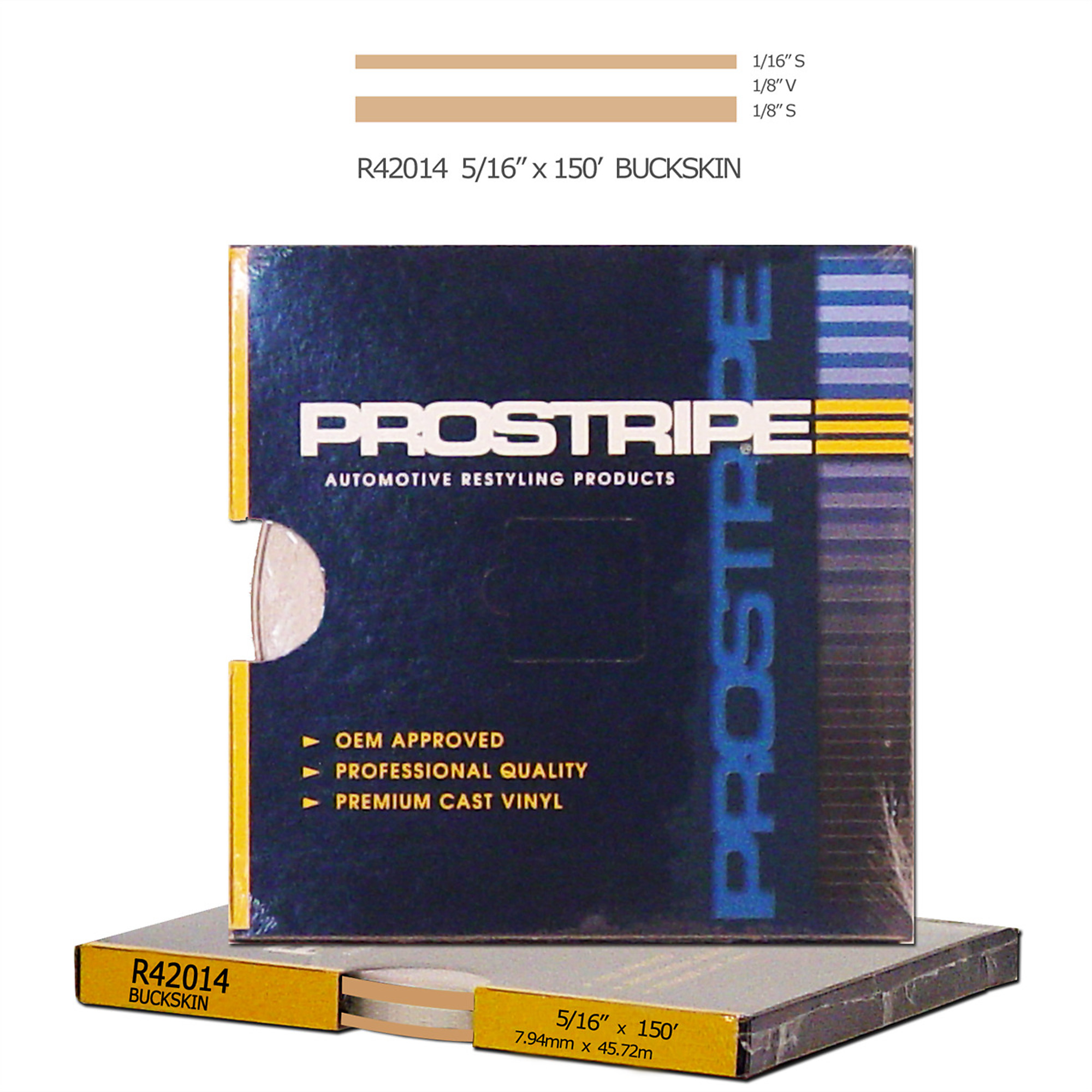 Sharpline Converting Outdoor Vinyl Tape — 5/16in. x 150ft., Buckskin, Model# SHR42014