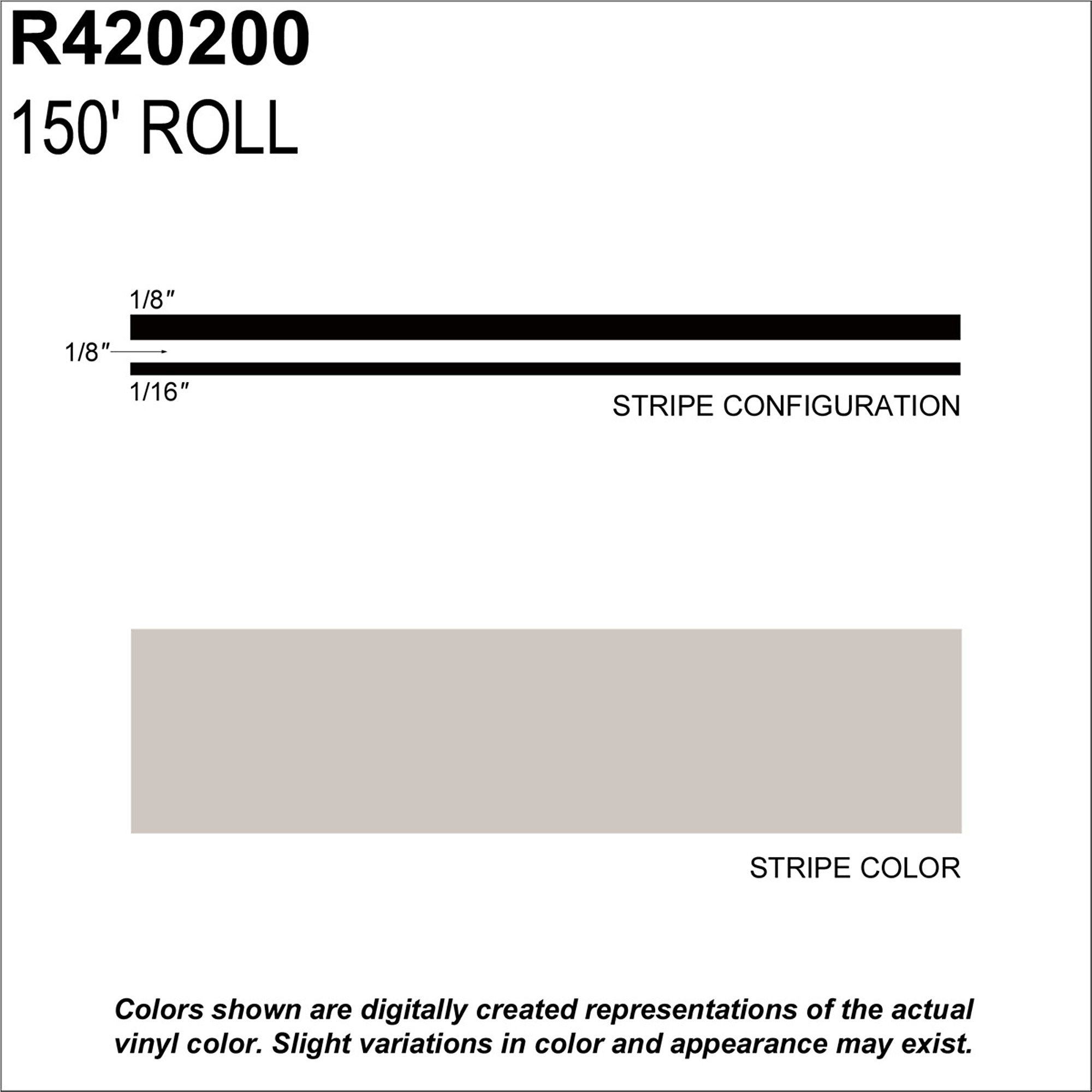 Sharpline Converting Outdoor Vinyl Tape — 5/16in. x 150ft., Pewter Metallic, Model# SHR420200