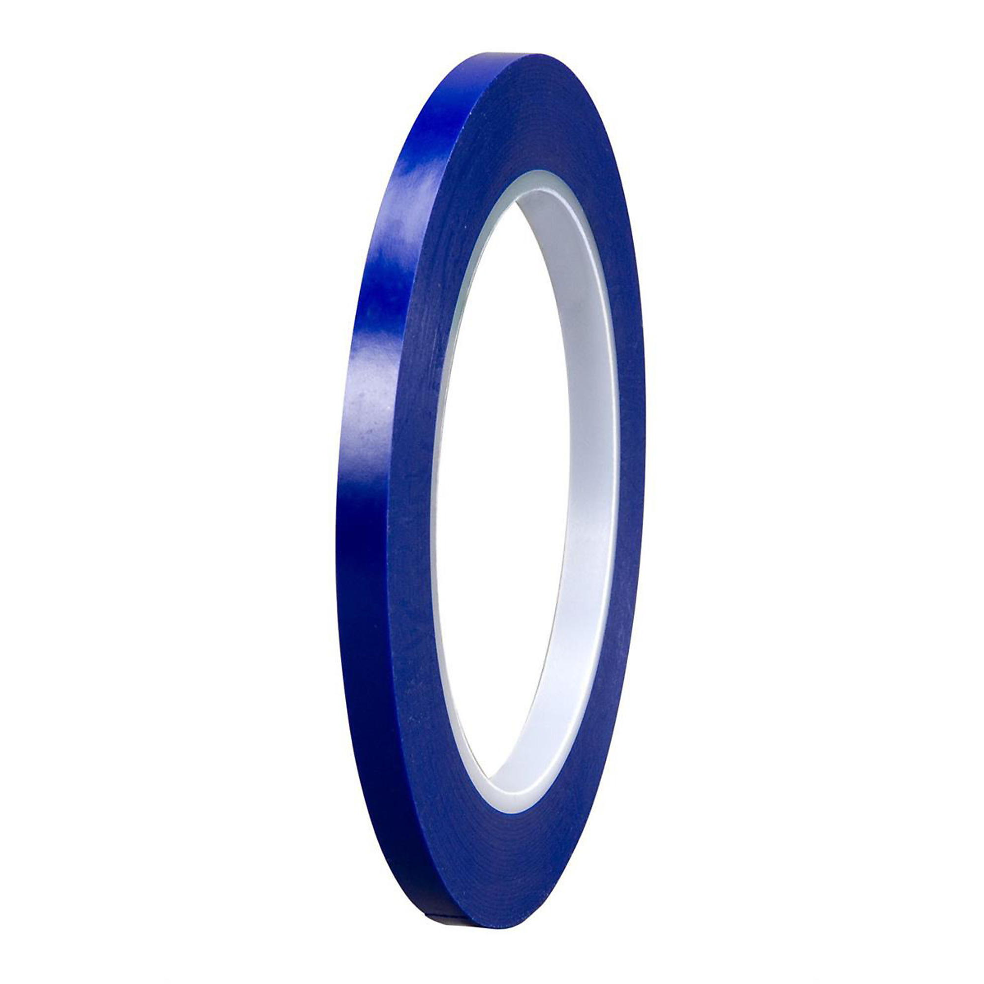 3M Scotch Vinyl Plastic Tape — 1/4in. x 36 Yds, Blue, Model# MMM6405