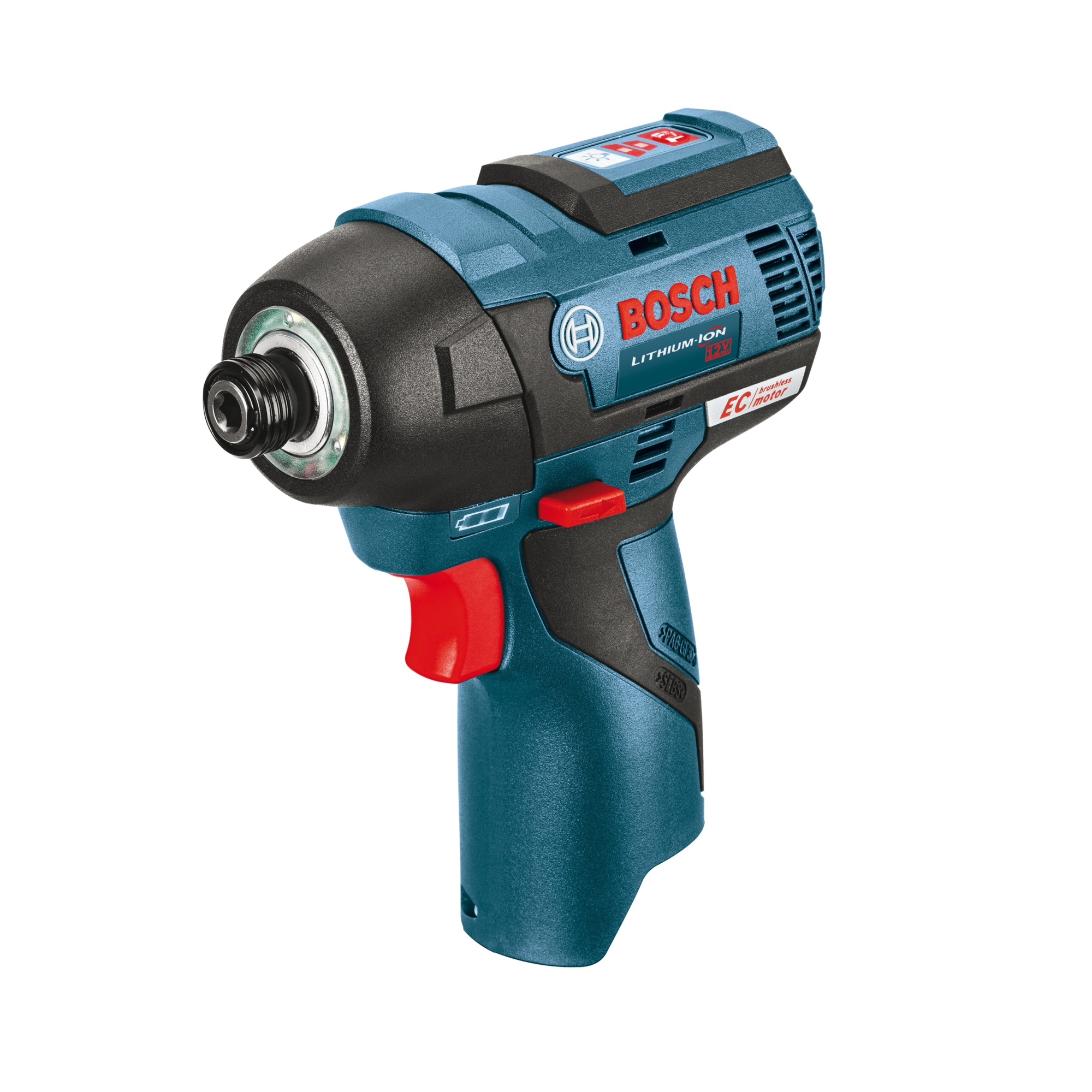 Bosch 12V Max Brushless Impact Driver — 975in.-Lbs. Torque, 1/4in. Hex, Bare Tool, Model# PS42N