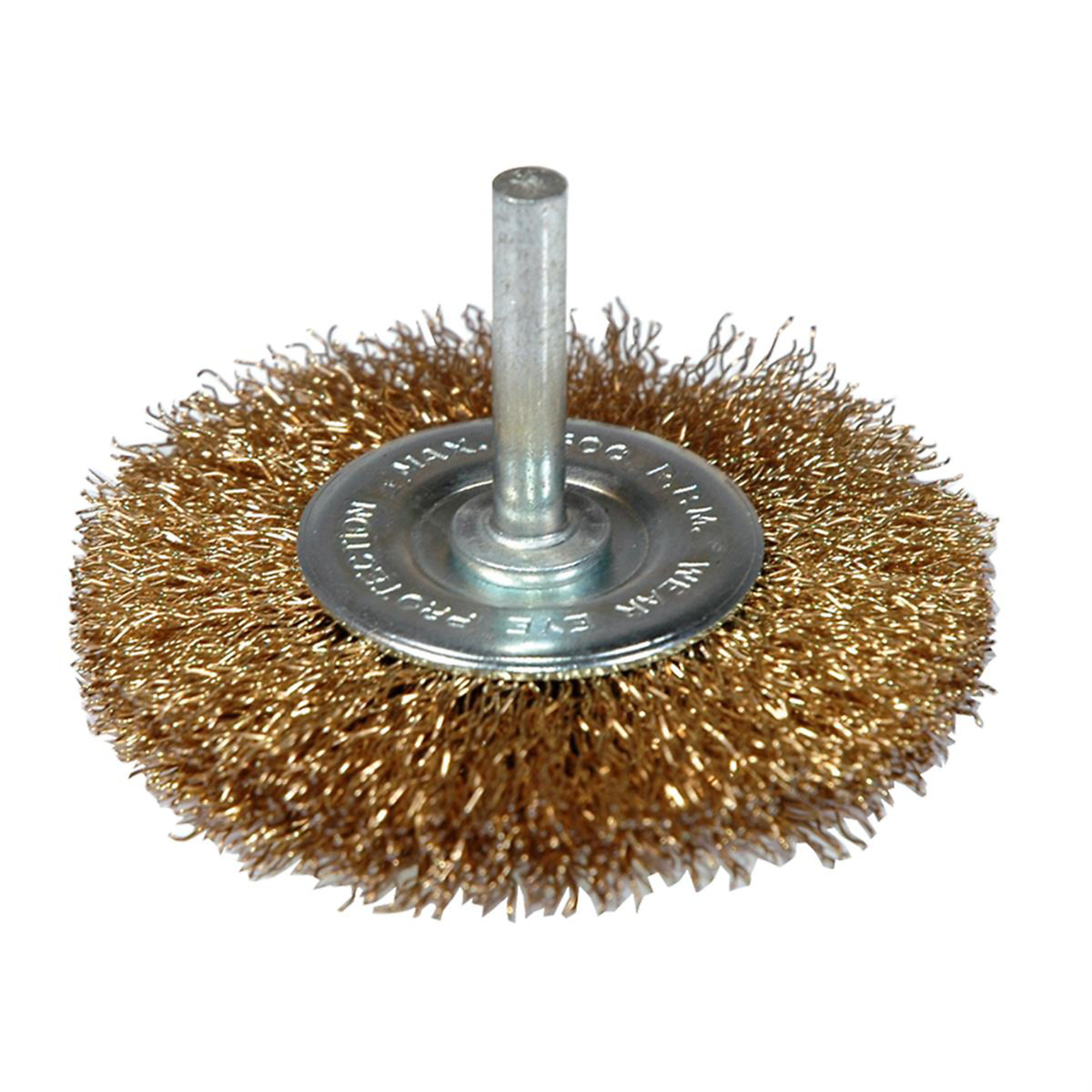 K Tool International Crimped Wire Wheel — 3in. Diameter, Coarse, 1/4in. Stem, 4500 Max RPM, Model# KTI79217