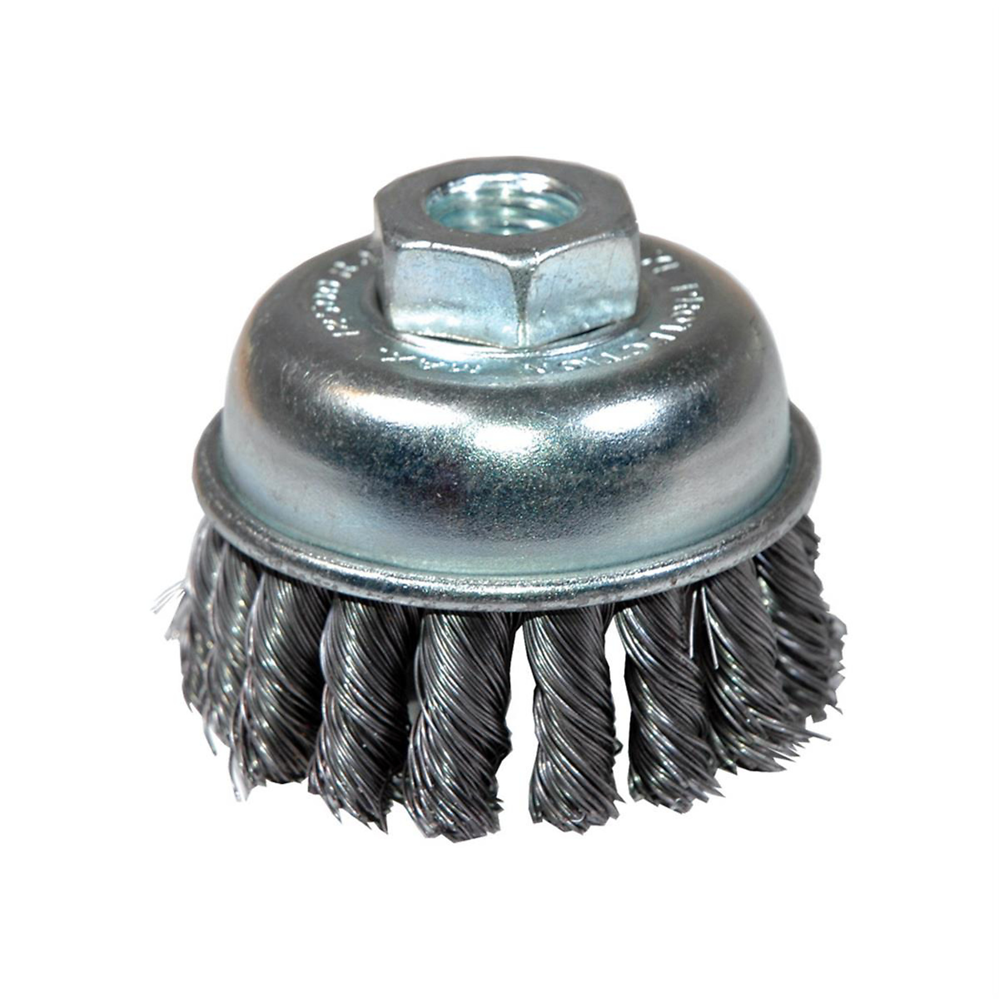 K Tool International Knot Cup Brush — 2 3/4in. Diameter, Extra-Coarse Wire, 12,500 RPM, Model# KTI79220