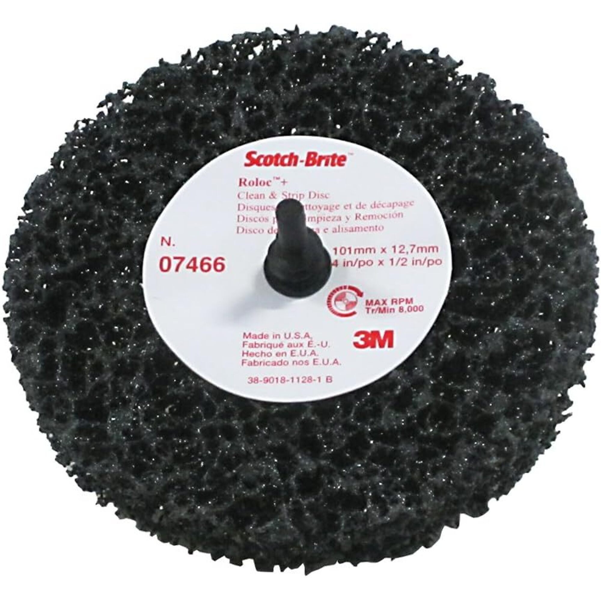 3M Clean & Strip Disc — 8000 RPM, 3-Dimensional Abrasive Web, Model# MMM7466