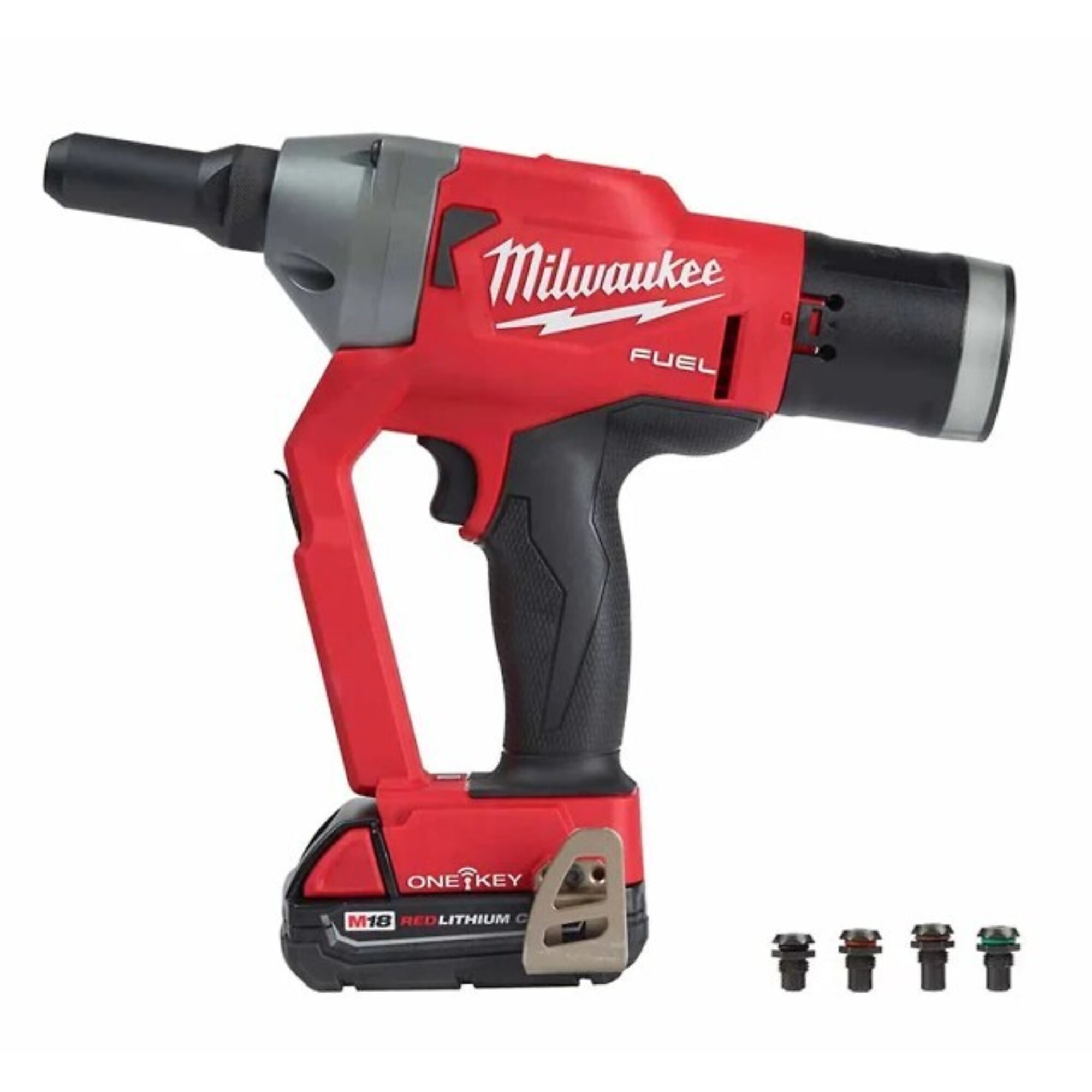 Fuel Rivet Nut Milwaukee M18 FUEL Rivet Tool Kit — 1/4in., Brushless Motor, 4,500 lbs ...