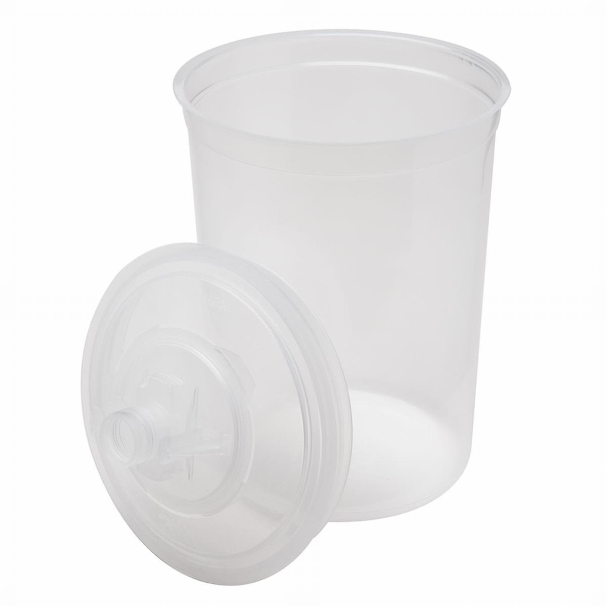 3M PPS Paint Spray Gun Cup Lids and Liners Kit — 28 Oz., 200-Micron Filter, 25 Disposable Lids and Liners, 10 Sealing Plugs, Model# MMM16024