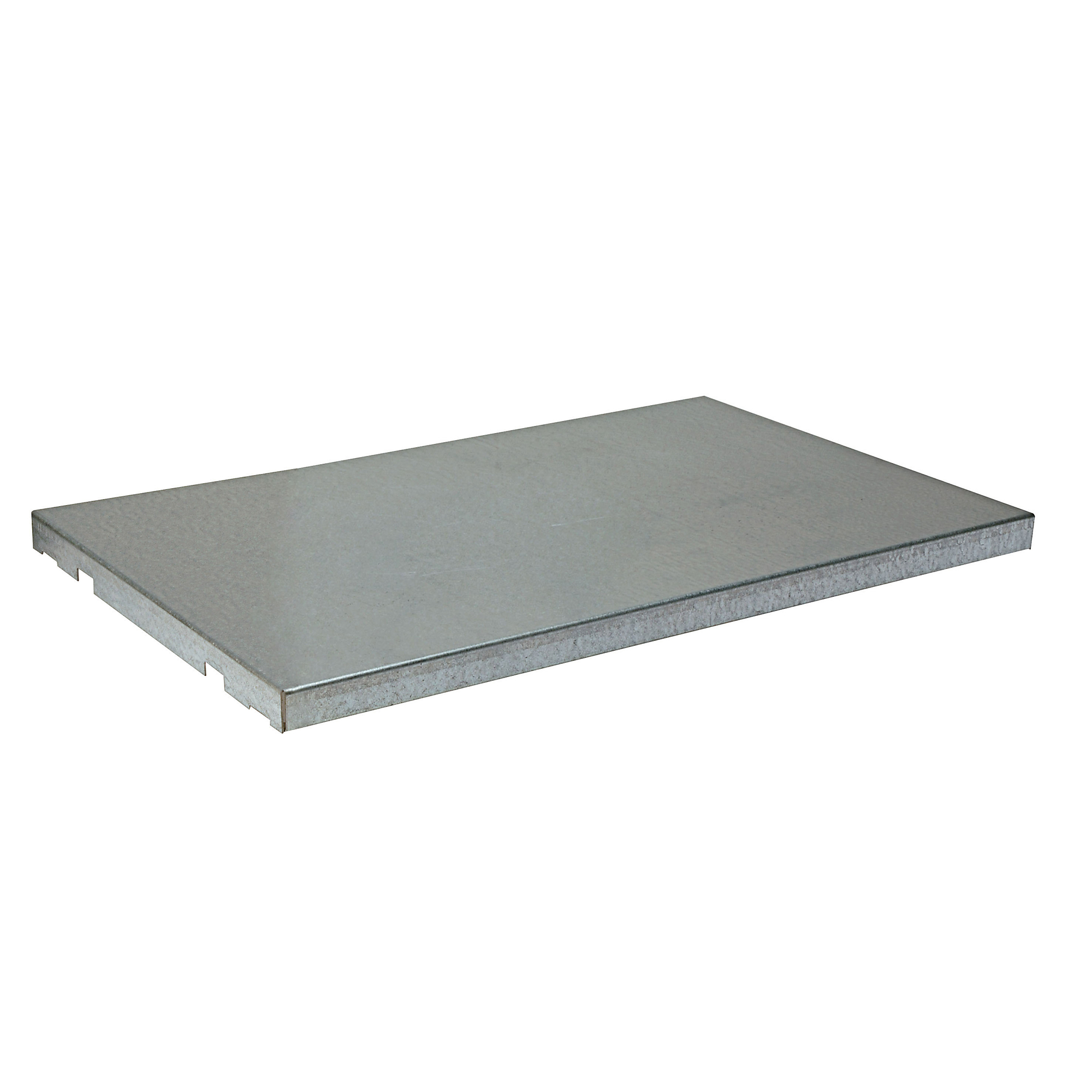 Justrite Steel Shelf for Wall Mount Safety Cabinet — 39.375in. W x 8.625in. D, 159kg Capacity, SpillSlope, Model# 29938
